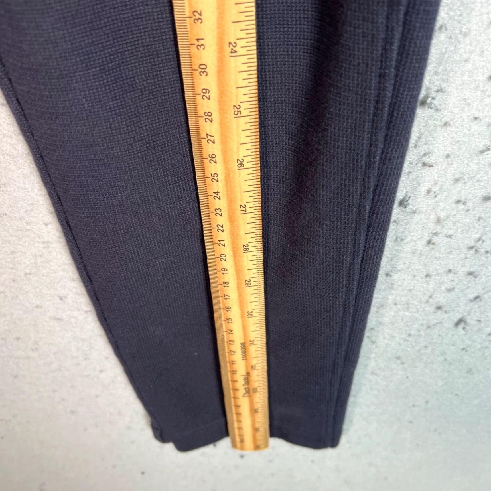 Vintage Hamilton & Hare Mens XS Navy Blue Cotton Blend Pants Tapered Leg Chino Flat Front Regular Navy Mens XS Pants Size US 27 - 6 Thumbnail