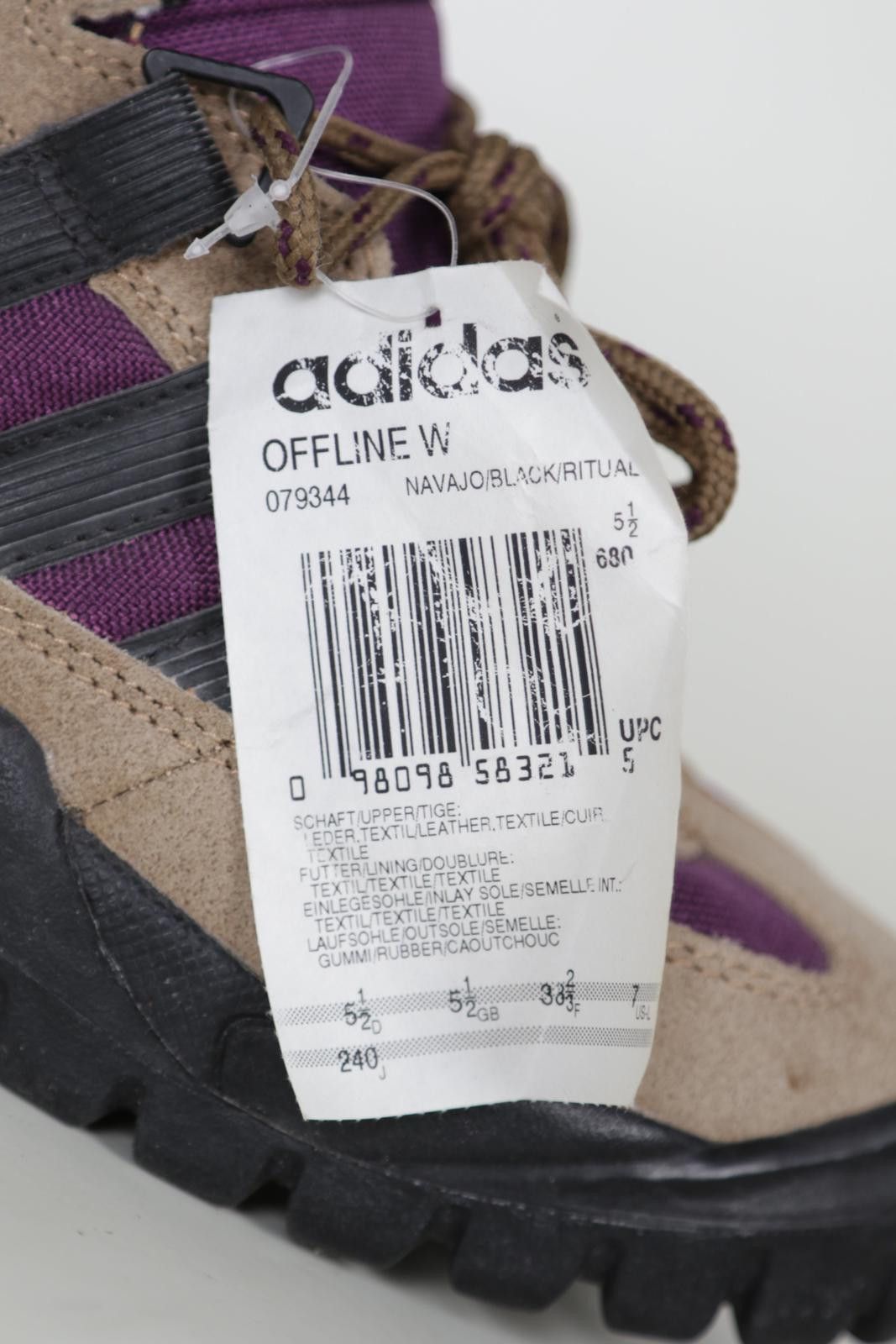 Adidas 95' Adidas Mountain Hiking Shoe Size US 7 / IT 37 - 10 Thumbnail