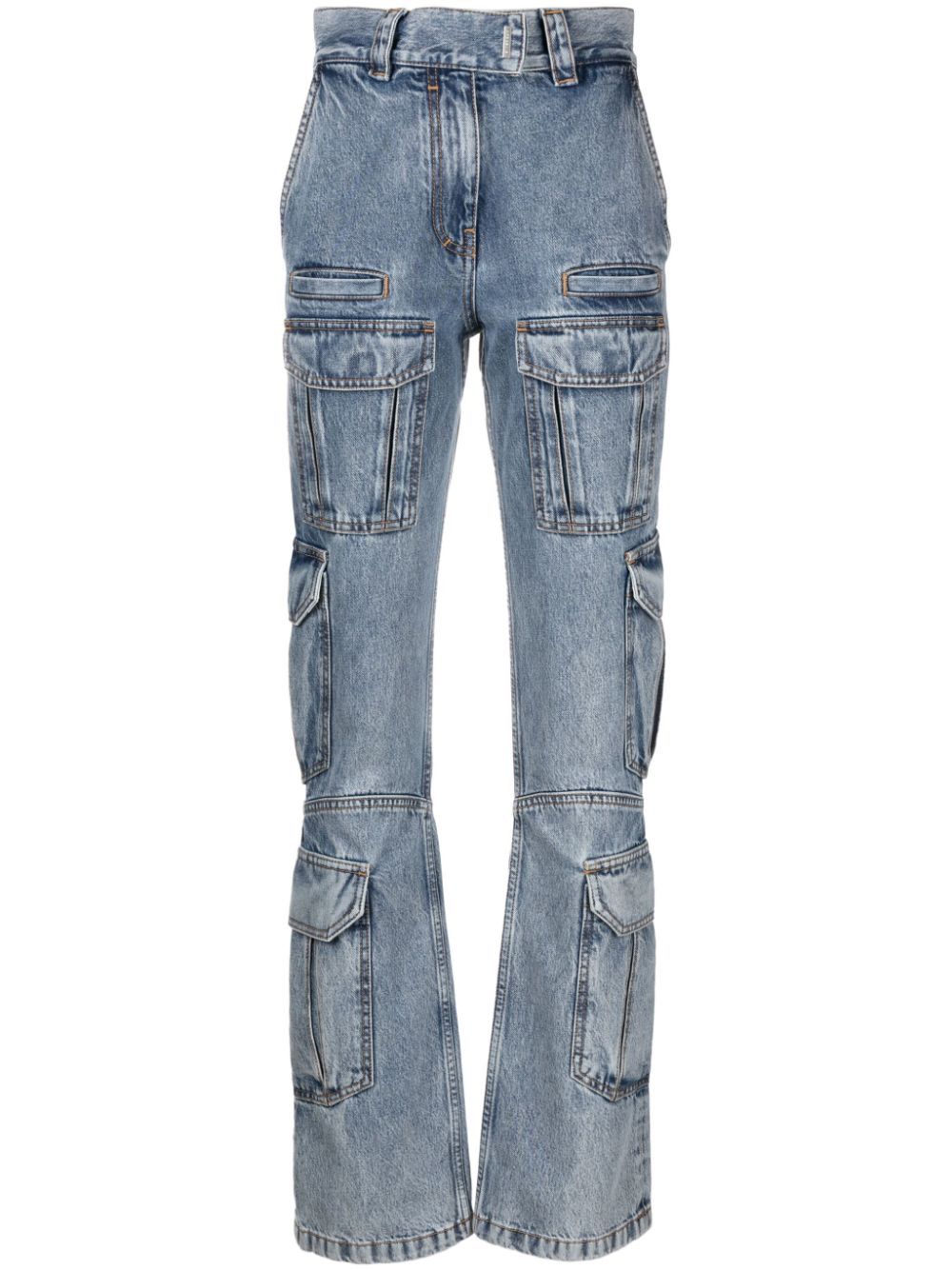 Givenchy CARGO DENIM COTTON JEANS Size 27" / US 4 / IT 40 - 1 Thumbnail