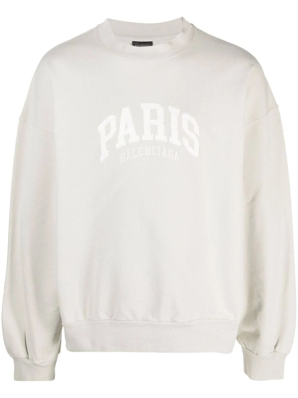 Balenciaga o1la1rc1a0824 Regular Crewneck Sweater in White Size US S / EU 44-46 / 1 - 1 Thumbnail