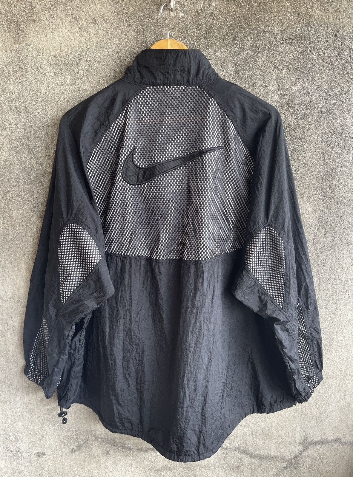Nike Vintage❗️Nike❗️90s Center Logo Anorak Half Zip Light Jacket Size US L / EU 52-54 / 3 - 1 Thumbnail