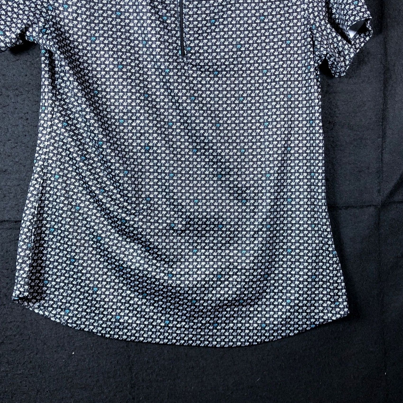 Vintage Greg Norman Womens Shirt Black Palm Tree 1/4 Zip Golf ML75 2 Below Small Size S / US 4 / IT 40 - 3 Thumbnail