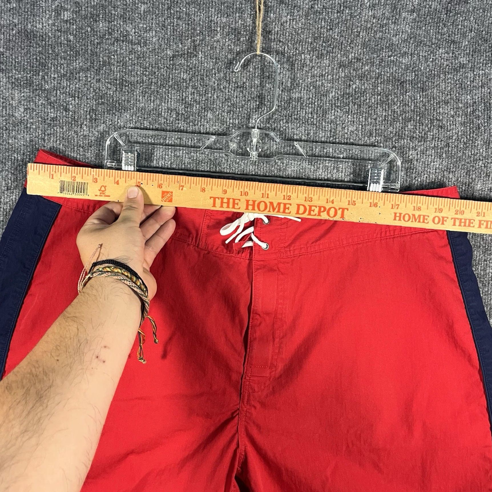Polo Ralph Lauren Polo Ralph Lauren Swim Trunks Mens 40 Board Shorts Red 90s Hawaii Sports Beach Mens 40 Red Polo Ralph Lauren | Board Shorts | Mens Size US L / EU 52-54 / 3 - 5 Thumbnail
