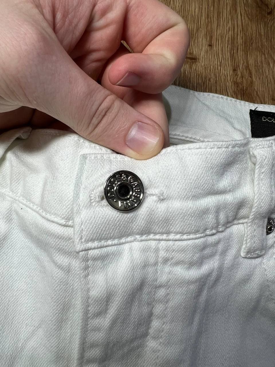 Dolce & Gabbana Dolce & Gabbana White Cotton Skinny Women Denim Jeans Size 32" / US 10 / IT 46 - 4 Thumbnail
