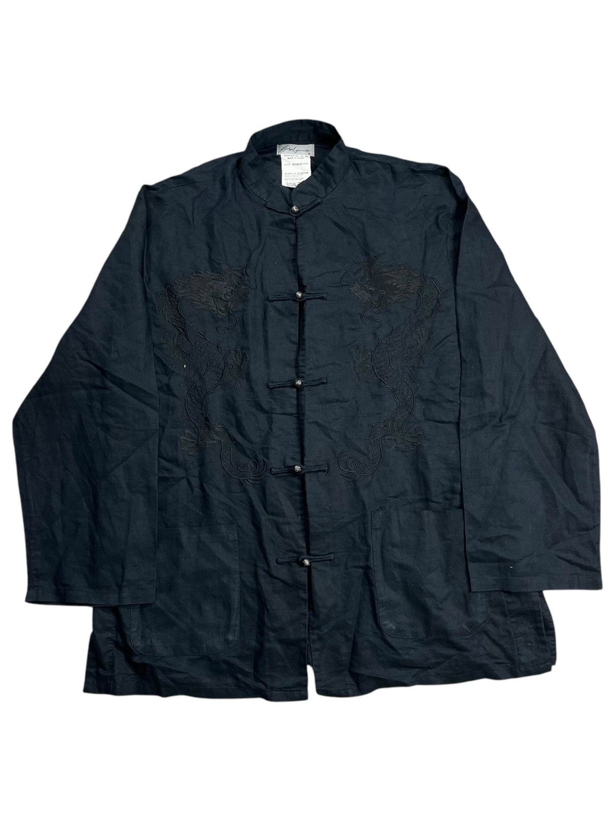 Yohji Yamamoto Yohji Yamamoto Mainline - Dragon Cheongsam Shirt Size US L / EU 52-54 / 3 - 1 Thumbnail