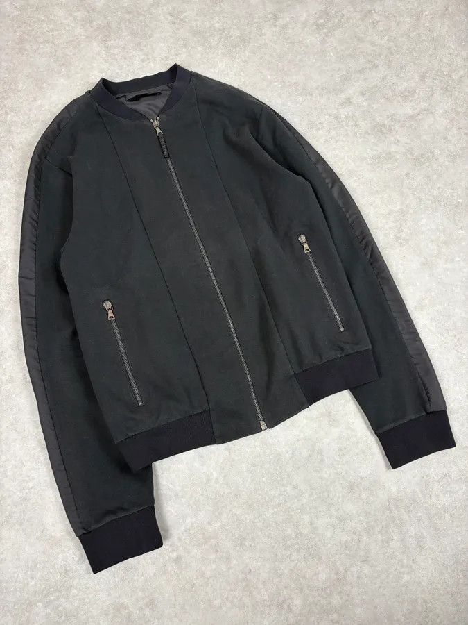 Prada 2000s Prada Black Minimalist Hybrid Zip-up Sweater Size US S / EU 44-46 / 1 - 4 Thumbnail