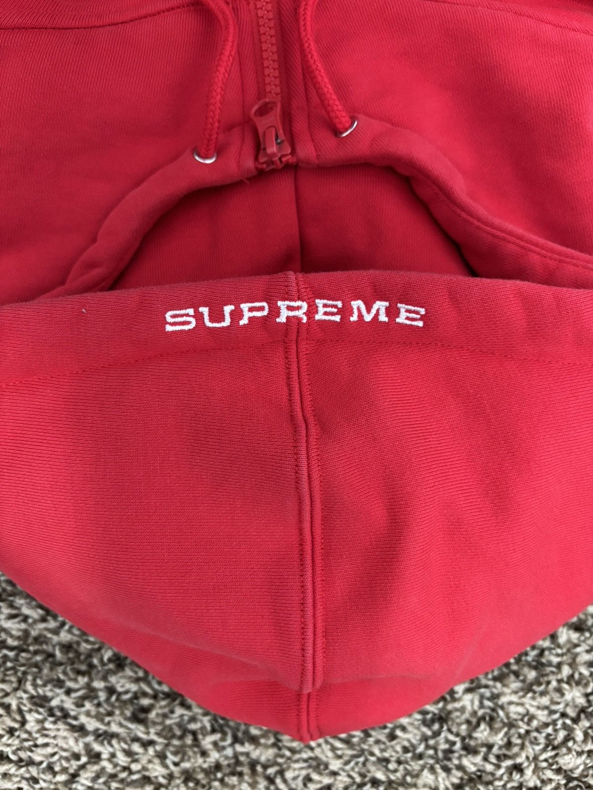 Nike × Supreme Supreme Nike Half Zip Hooded Sweatshirt Red Small Size US S / EU 44-46 / 1 - 4 Thumbnail
