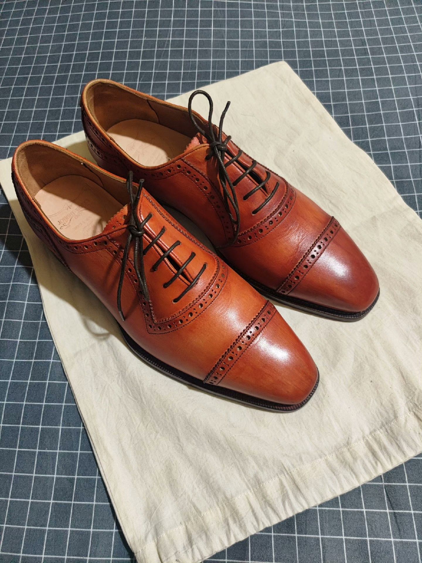 Goodyear Welt Leather Oxford Brogue