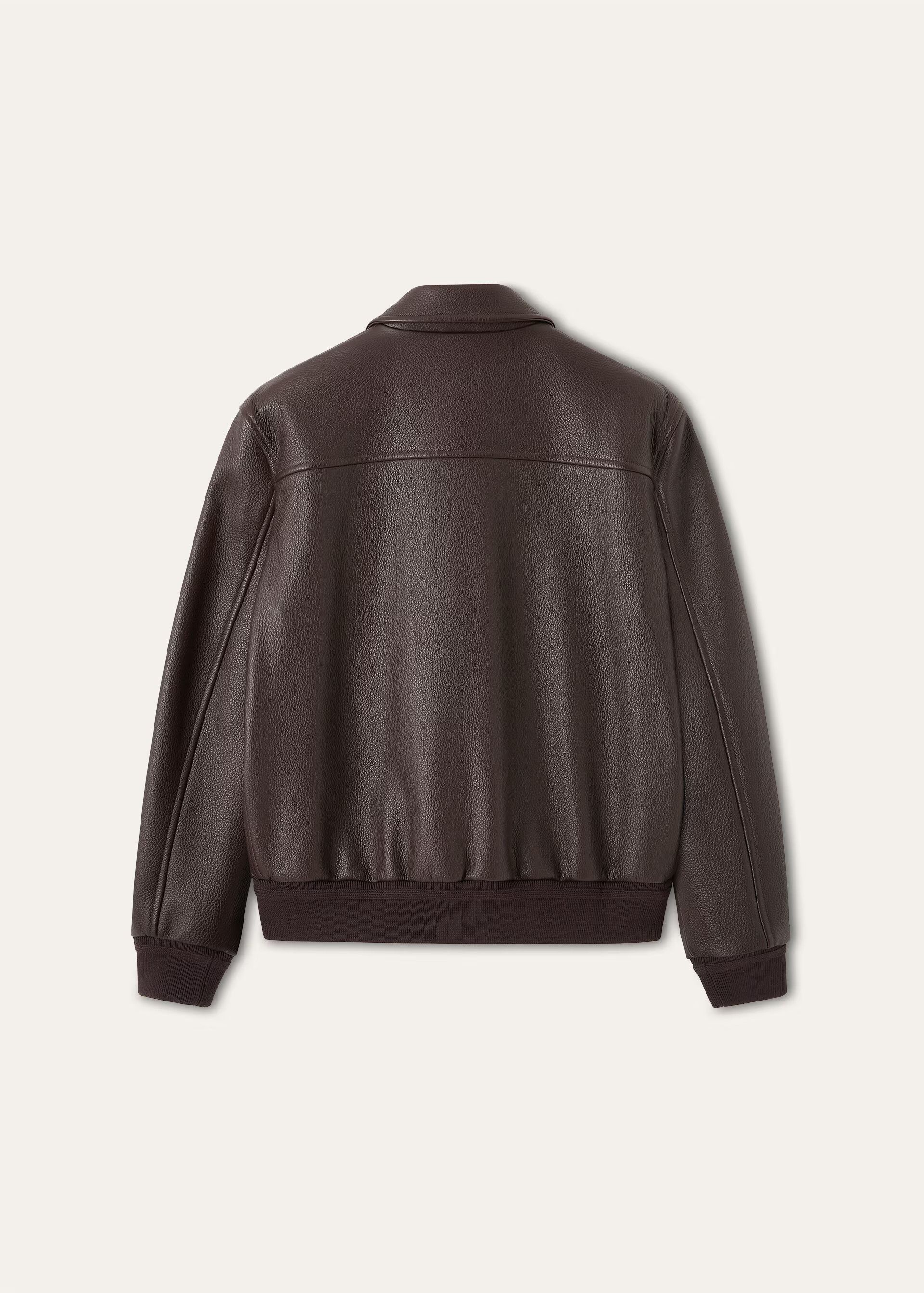Loro Piana os11x0226 FAQ6941 Harden Bomber Jacket in Amber Soil Size US XL / EU 56 / 4 - 6 Thumbnail