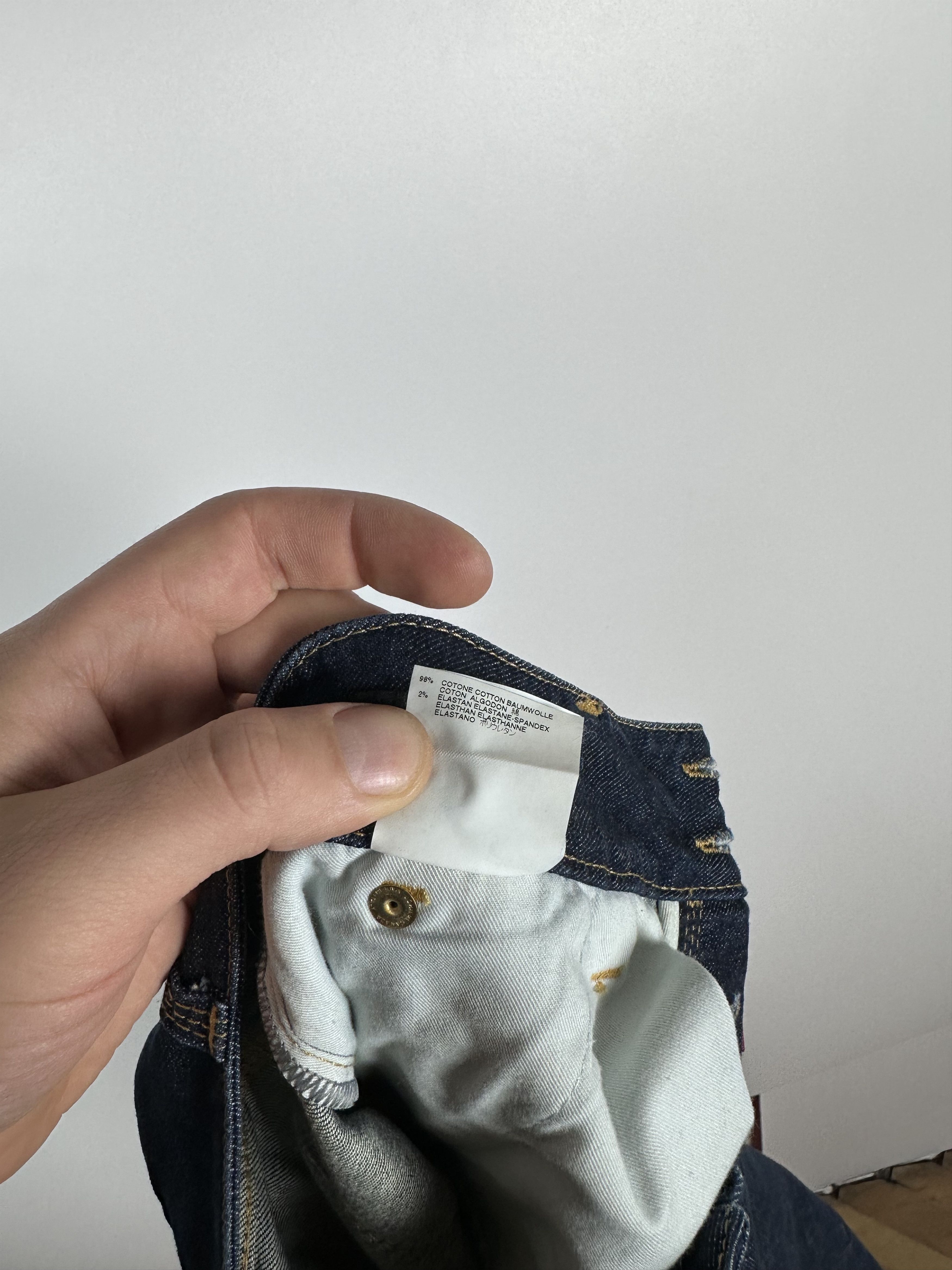 Designer × Dsquared2 DSQUARED2 SKINNY JEAN Blue Denim Slim Fit Ankle Zip Jeans Size 42" / US 20 - 12 Thumbnail