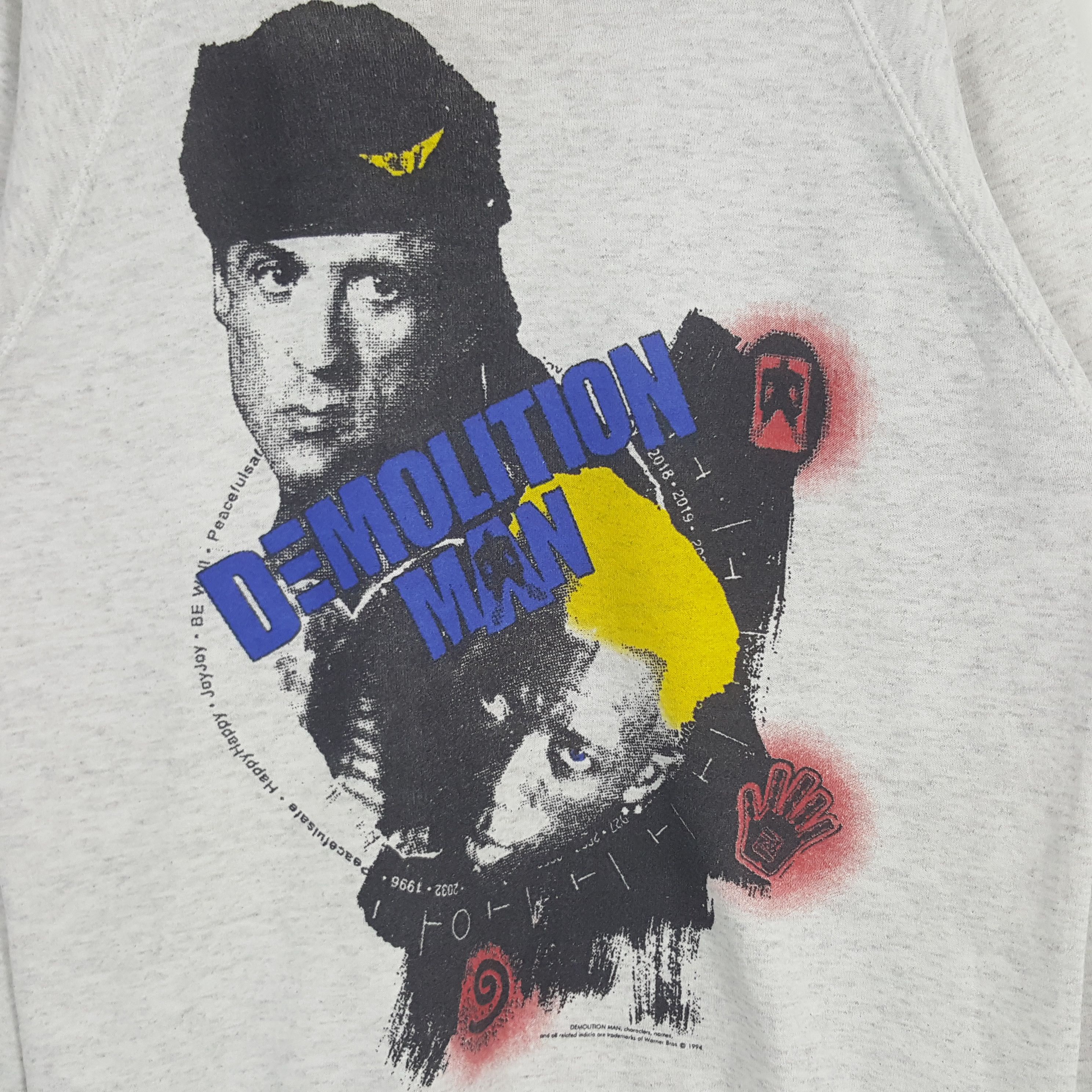 Vintage 90's Demolition Man American Movie Promo Sweatshirt