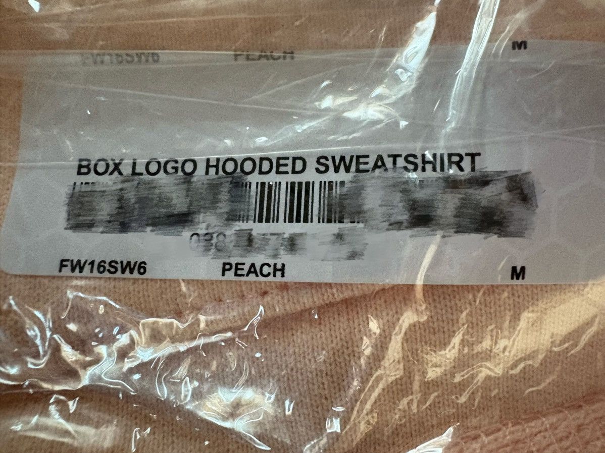 Supreme Supreme FW16 Box Logo Hooded Sweatshirt Peach Size US M / EU 48-50 / 2 - 7 Thumbnail