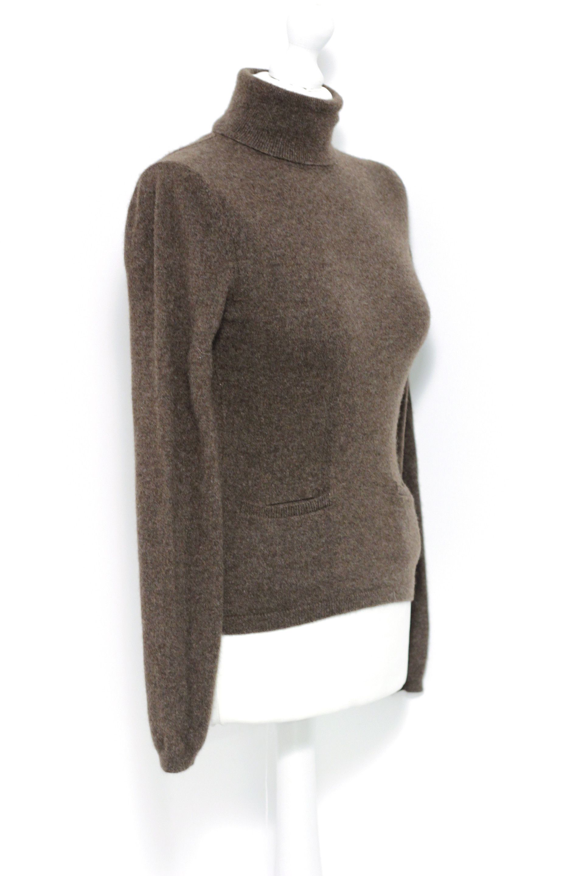 Hugo Boss HUGO Hugo Boss cashmere brown turtleneck jumper Size XS / US 0-2 / IT 36-38 - 8 Thumbnail