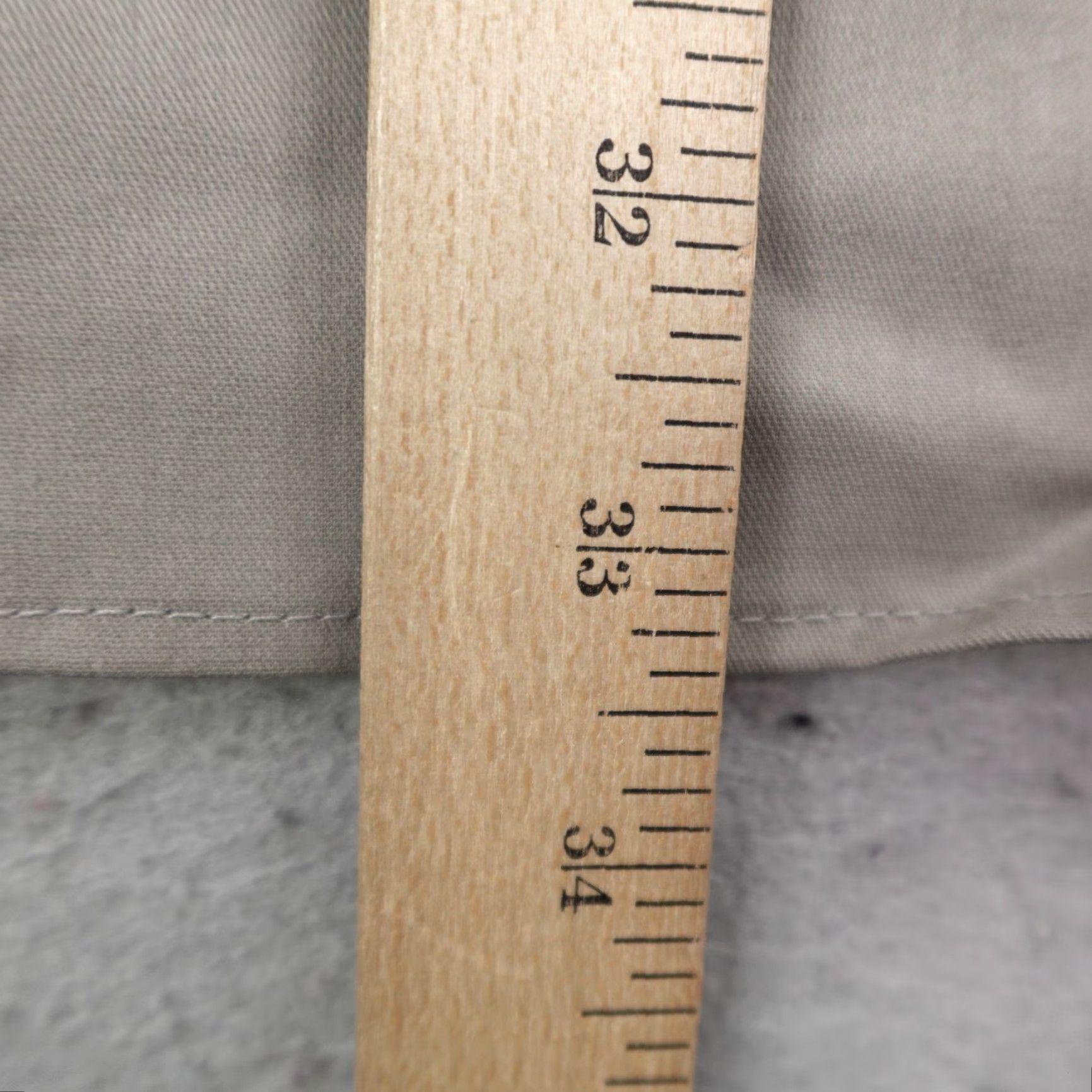 Vintage VINTAGE Big Mac Shirt Mens XL Tall Beige Twill Button-Up Work 90s Made In USA Size US XL / EU 56 / 4 - 6 Thumbnail