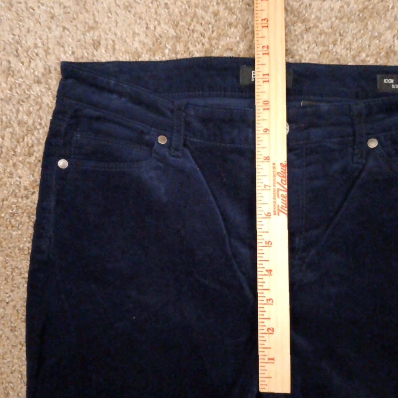 Buffalo David Bitton Buffalo David Bitton Pants Womens Size 10 Blue Mid Rise 30x25 Corduroy Size 32" / US 10 / IT 46 - 4 Thumbnail