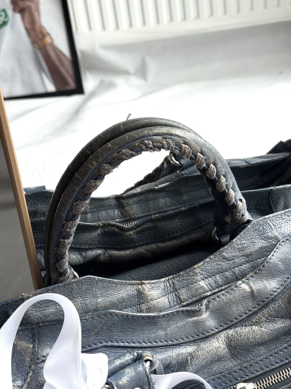 Balenciaga Vintage Balenciaga City Bag Distressed Leather Handbag Size ONE SIZE - 24 Thumbnail