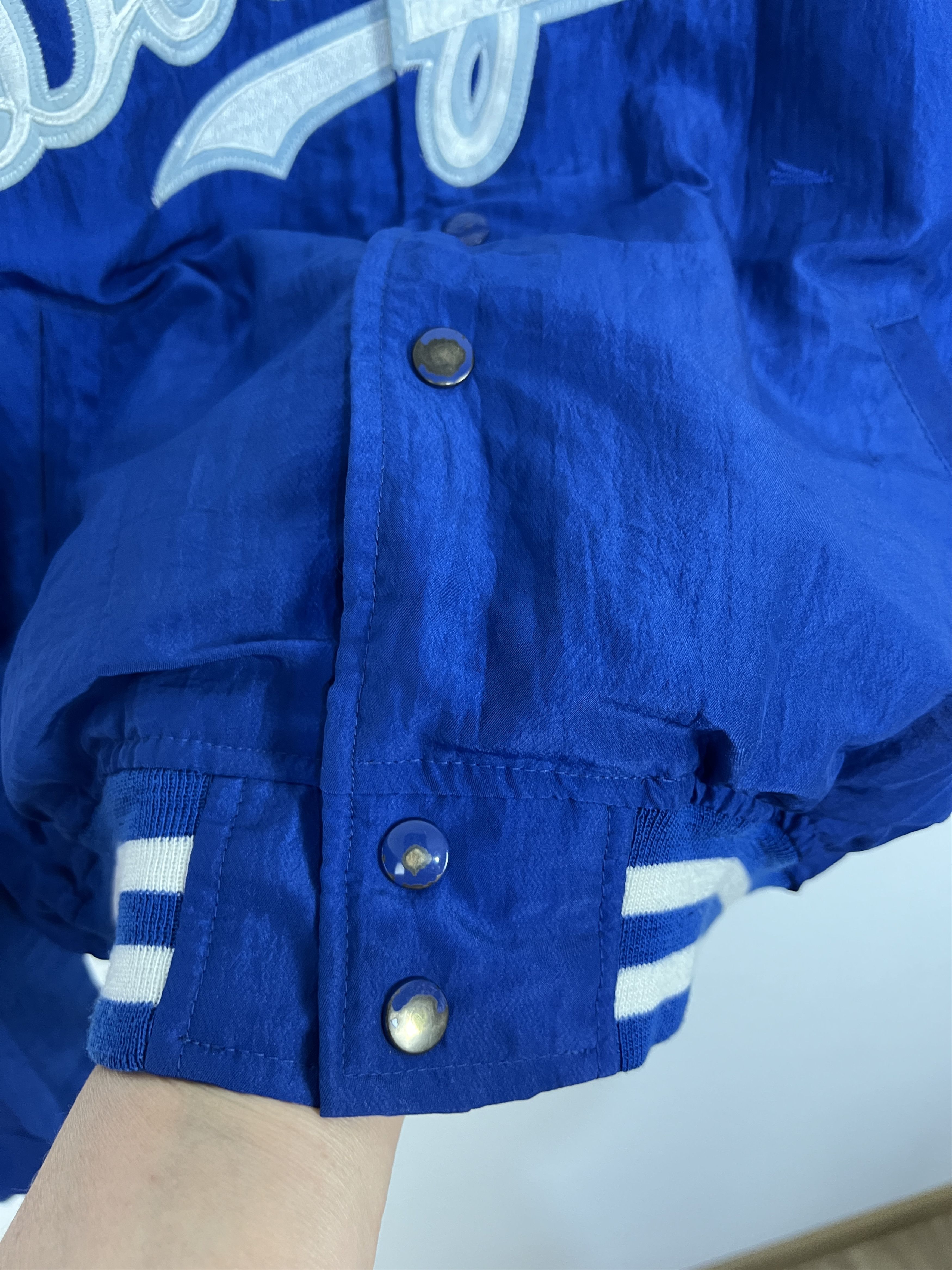 Starter Vintage 90s LA Dodgers Starter Bomber Jacket MLB Blue Mens Size US XL / EU 56 / 4 - 9 Thumbnail