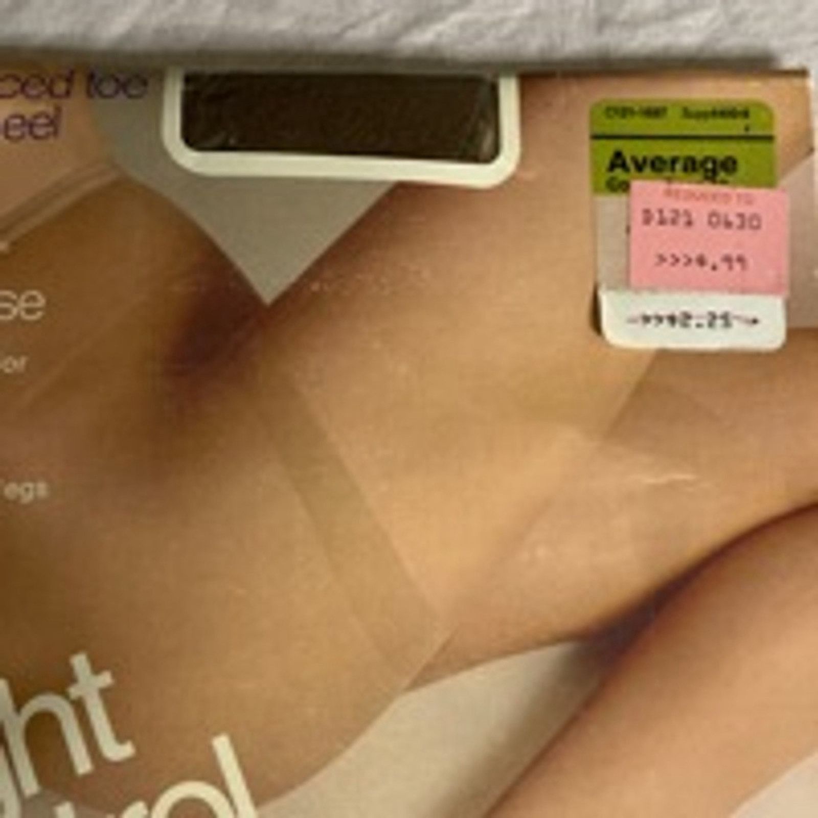 Other Vintage JCPenney Light Control Top Nude Sheer Pantyhose B Size ONE SIZE - 4 Thumbnail