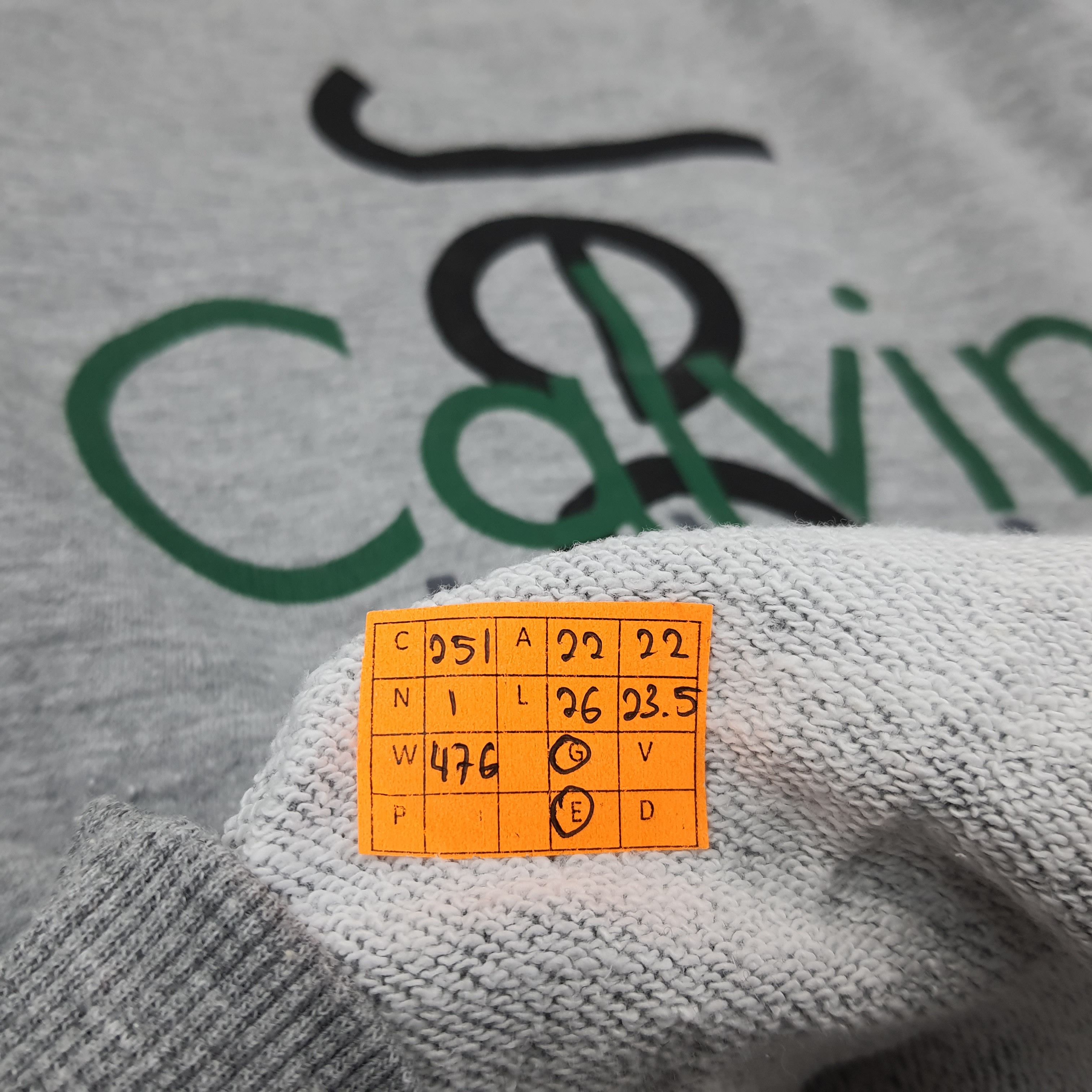 Calvin Klein Vintage Calvin Klein Jeans Sweatshirt C251N1 Size US M / EU 48-50 / 2 - 8 Thumbnail