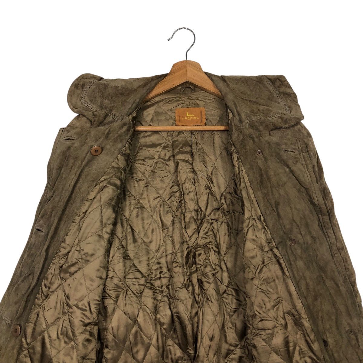 Lancel 📌Rich Brown Vintage Leather Jacket Biker Lancel Paris Size US M / EU 48-50 / 2 - 15 Thumbnail