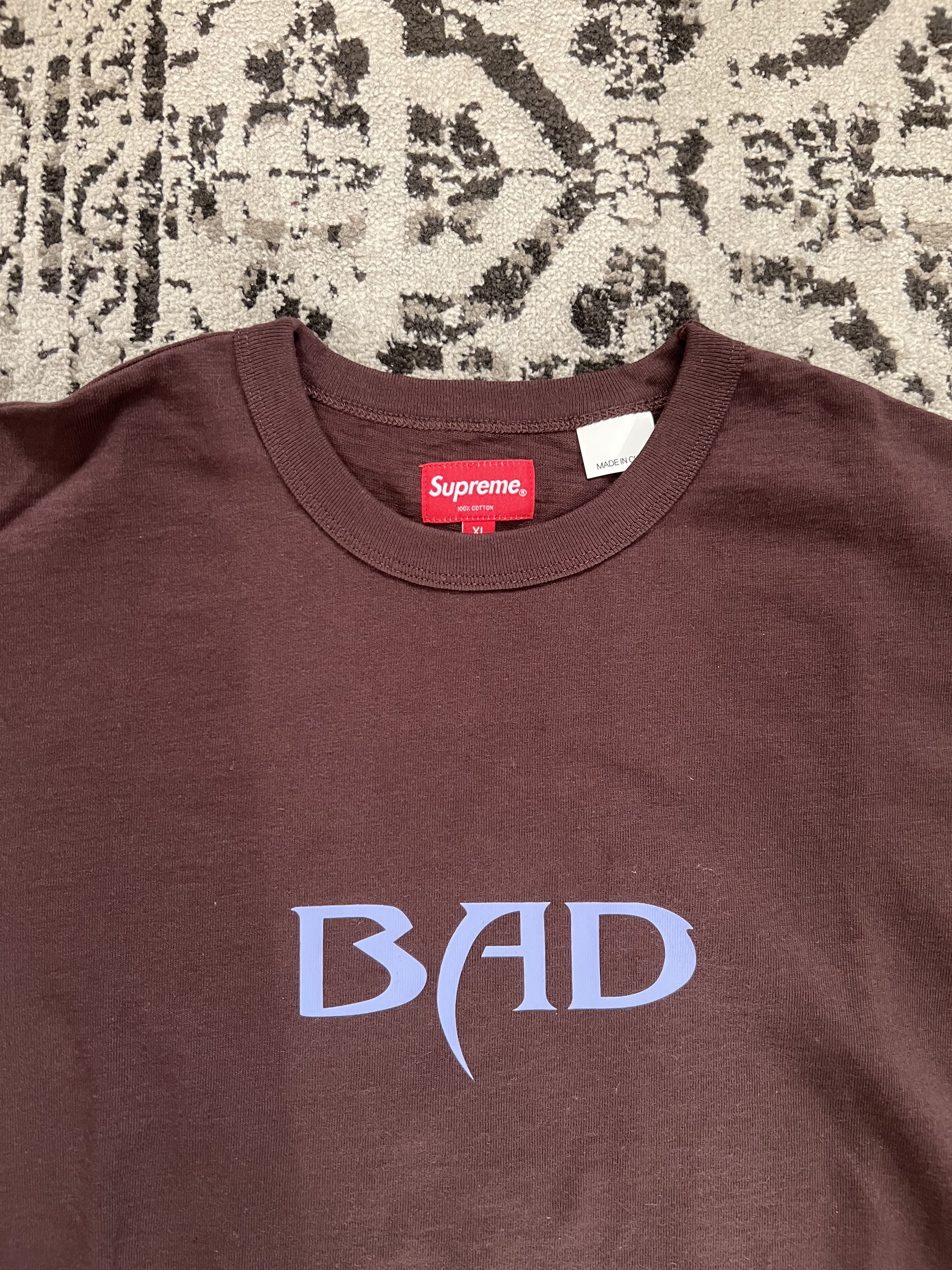 Supreme SUPREME BAD S/S TOP DARK BROWN Size US XL / EU 56 / 4 - 2 Thumbnail
