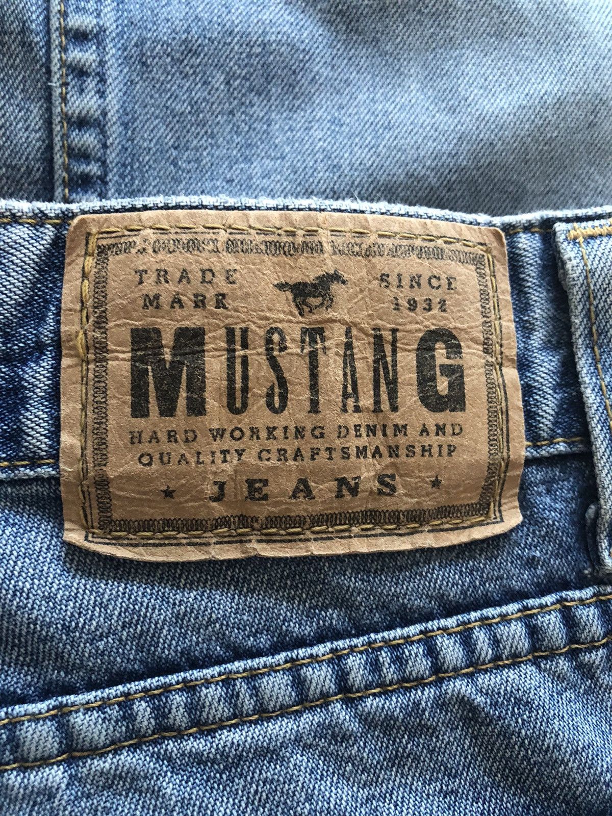 Mustang MUSTANG DENIM BELL BOTTOM VINTAGE JEANS PANTS Size US 28 / EU 44 - 3 Thumbnail