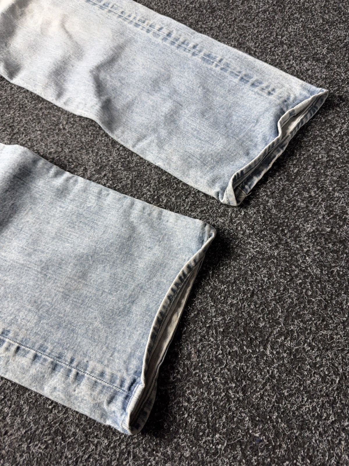 Diesel Vintage Retro Diesel Industry Jeans Made in Italy Light Wash Size US 31 - 5 Thumbnail