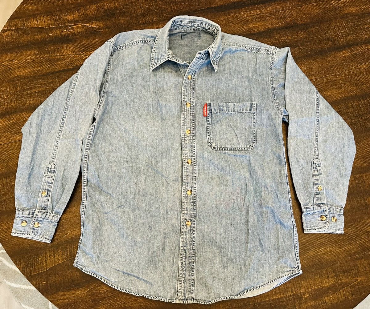 Other Vintage 1995 Looney Tunes Bugs Bunny Denim Button Down-Small Size US S / EU 44-46 / 1 - 4 Thumbnail
