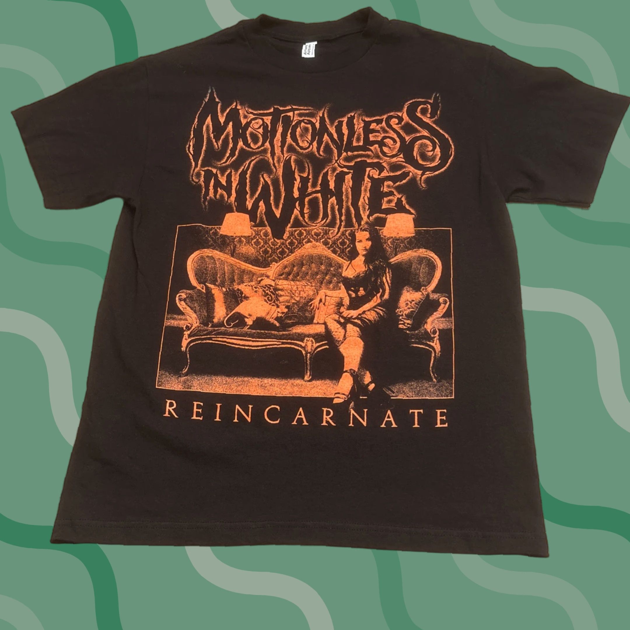 American Apparel Motionless In White Reincarnate Rare Mohegan Sun Halloween Show T Shirt Size M Size US M / EU 48-50 / 2 - 1 Thumbnail