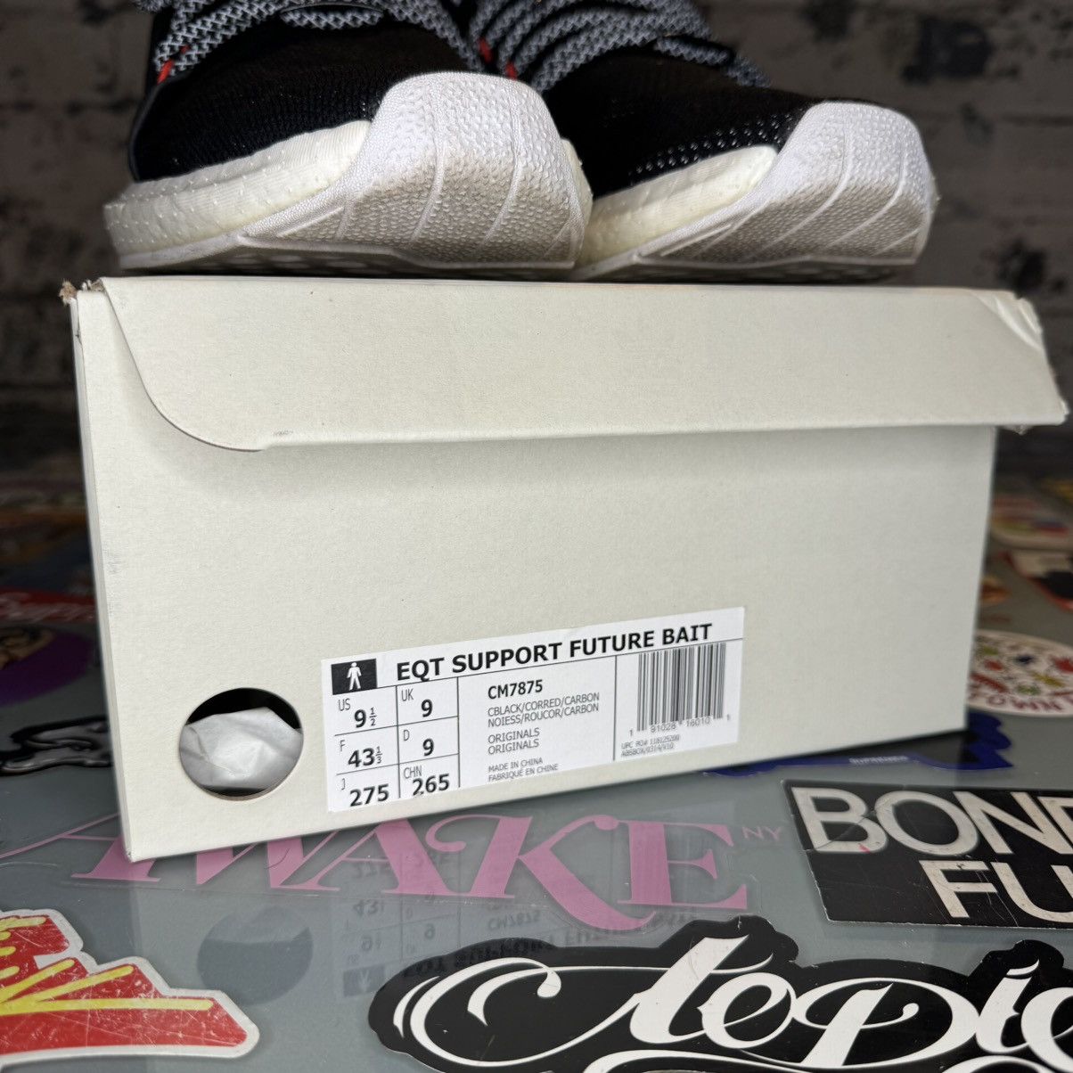 Adidas × Bait Adidas EQT Support Future Bait R&D Black Sz 9 Used Size US 9.5 / EU 42-43 - 7 Thumbnail