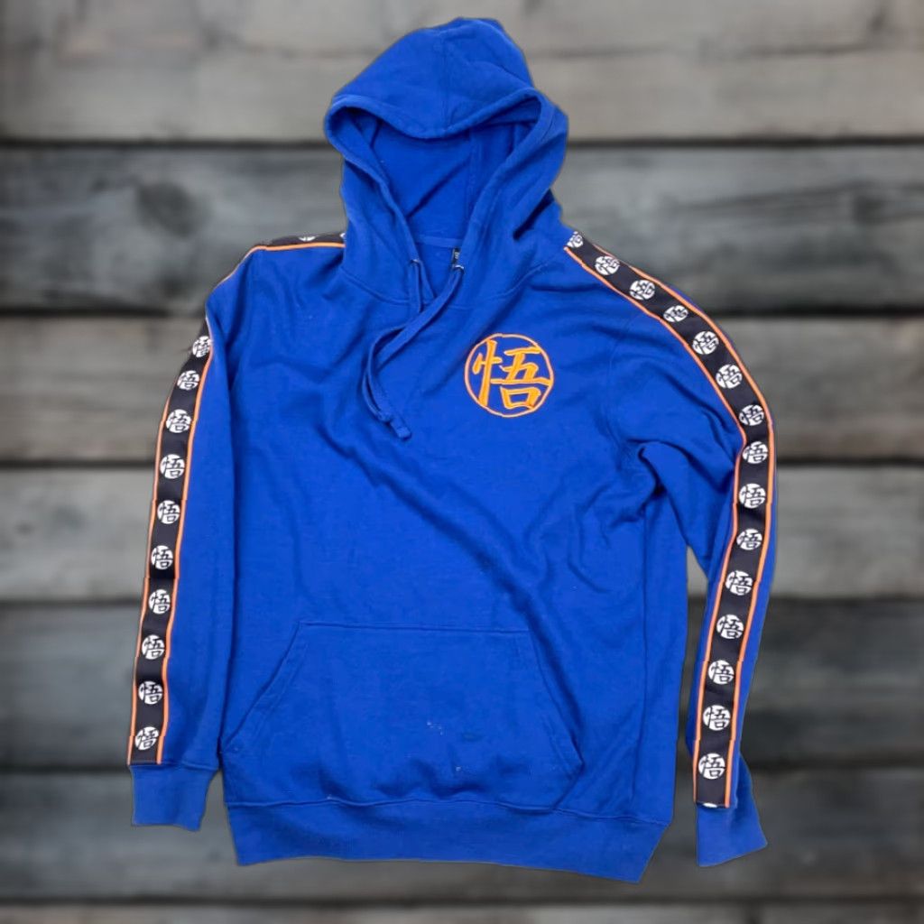 Vintage Dragon Ball Z Pullover Hoodie Sweatshirt Men M Blue Embroidered Graphic Print Anime 2000s Size US M / EU 48-50 / 2 - 1 Thumbnail