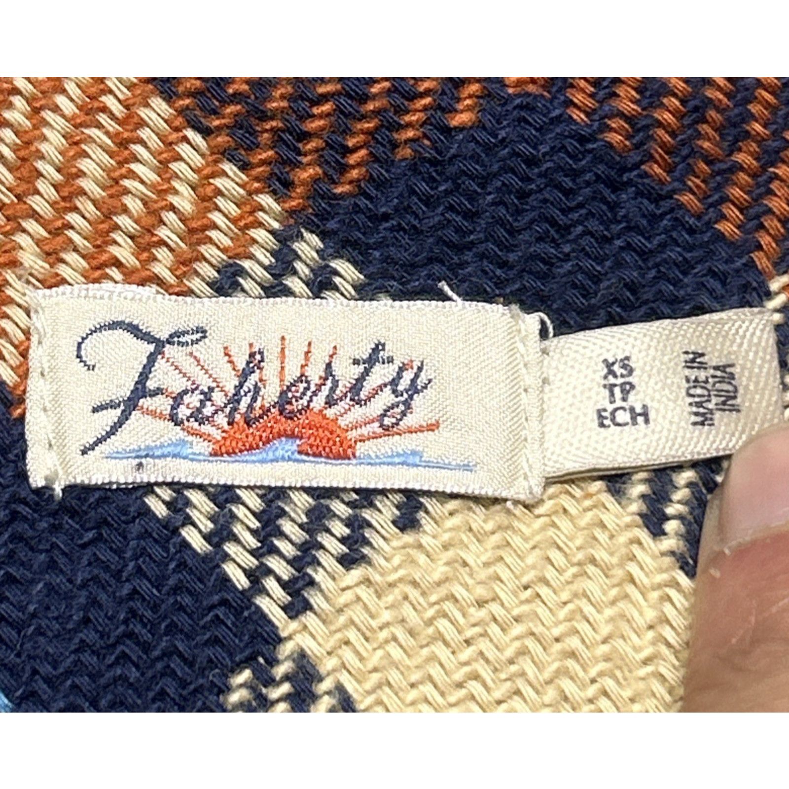 Faherty Faherty Heavy Surf Flannel Women XS Crop Retro Crop Hunter Size XS / US 0-2 / IT 36-38 - 5 Thumbnail