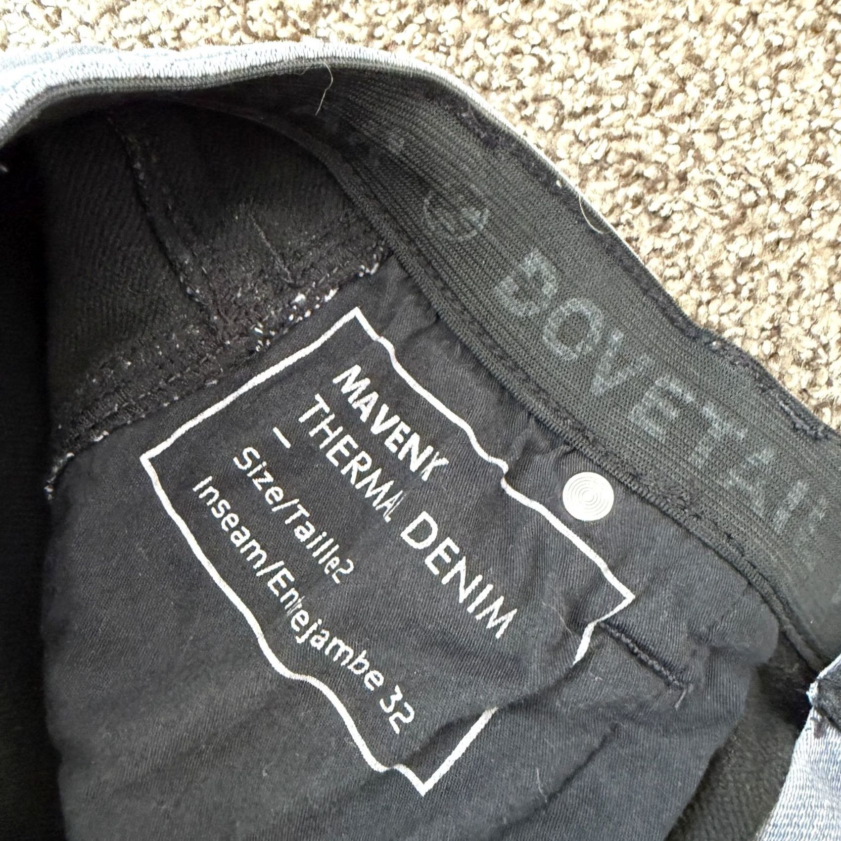 Denime Dovetail Workwear Pants Womens 2 Gray Maven Thermal Denim Stretch Size Size 26" / US 2 / IT 38 - 6 Thumbnail