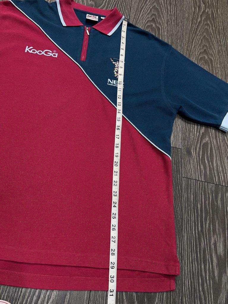Other UK Rare Kooga Harlequins Rugby Union Polo Zip T Shirt Jersey Size US L / EU 52-54 / 3 - 7 Thumbnail