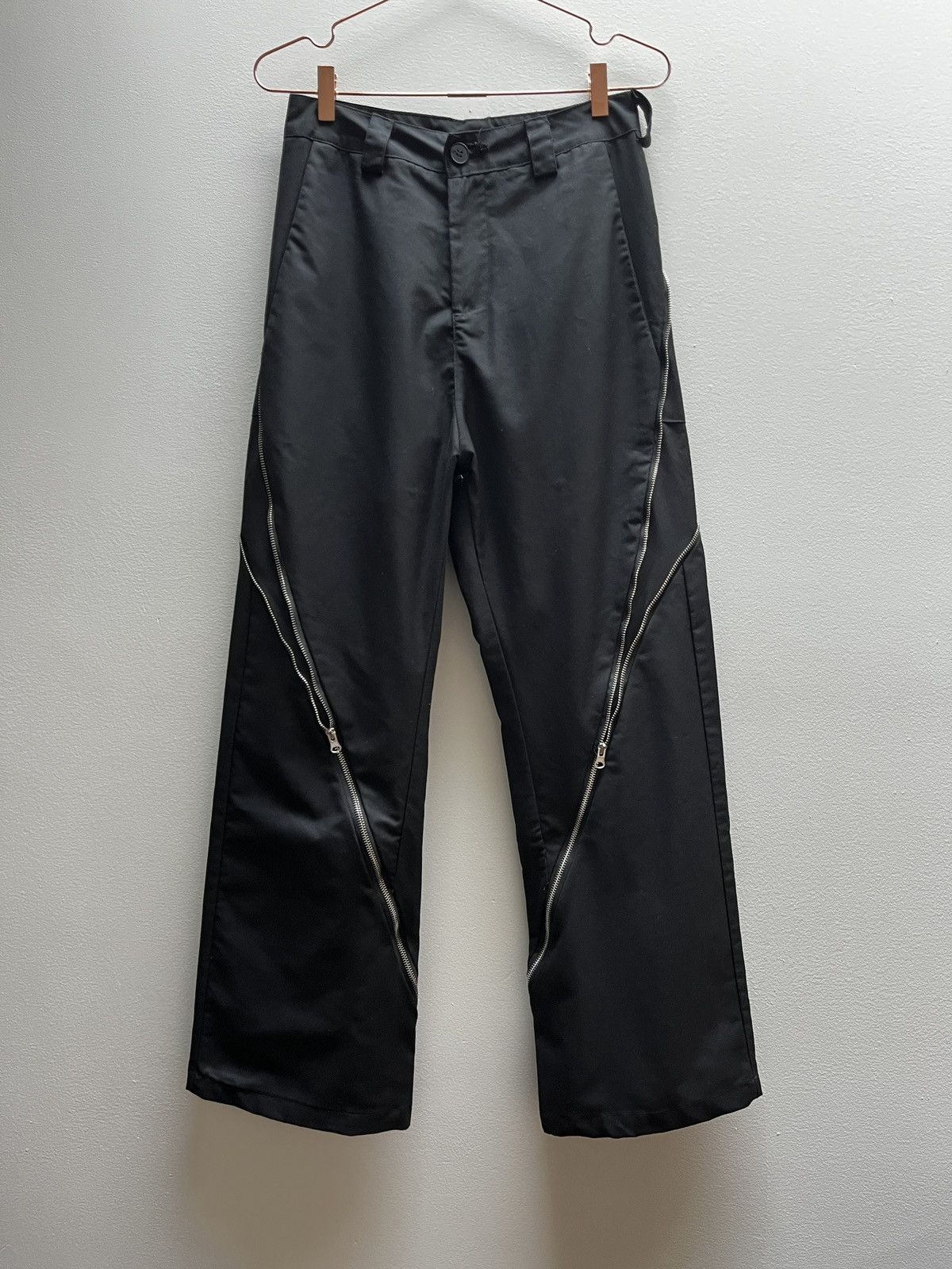Other Futuristic Wide Leg Zipper Pants (unisex) Size US 28 / EU 44 - 13 Thumbnail