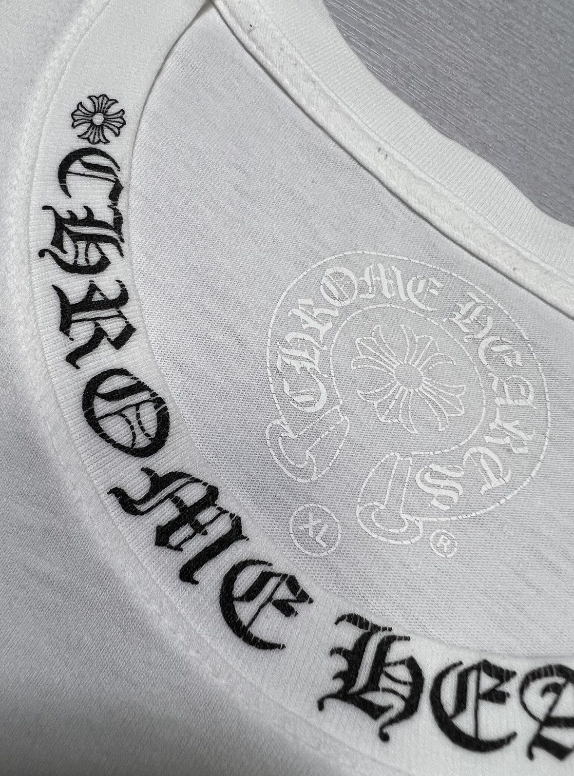 Chrome Hearts Chrome Hearts - Neck Script Logo Pocket L/S Shirt Size US XL / EU 56 / 4 - 12 Thumbnail