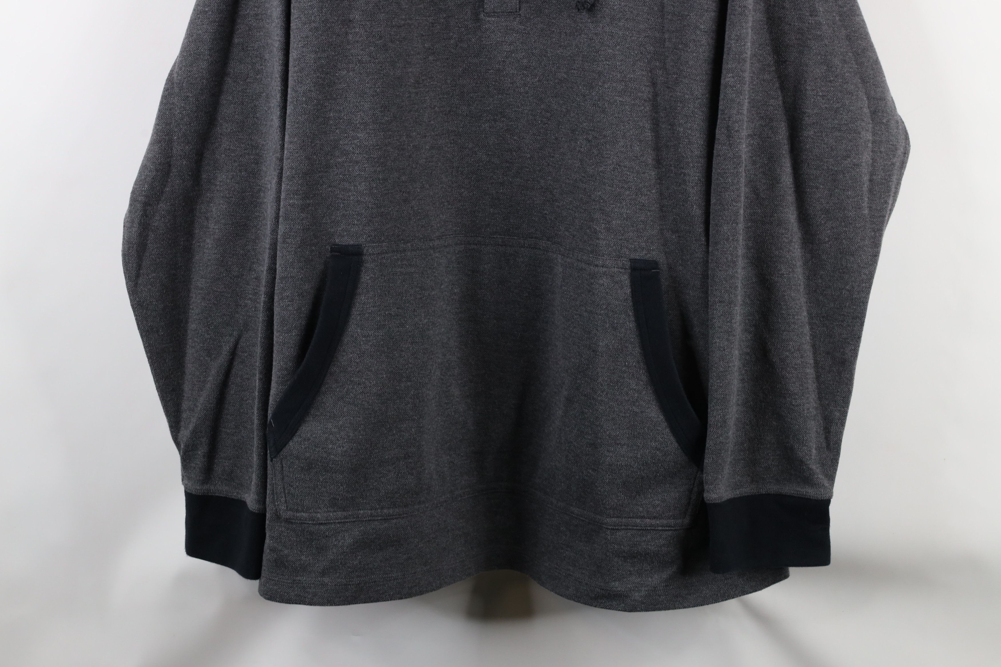Duluth Trading Company × Vintage Duluth Trading Co Doubletime Henley Hoodie Sweatshirt Gray Size US XL / EU 56 / 4 - 3 Thumbnail