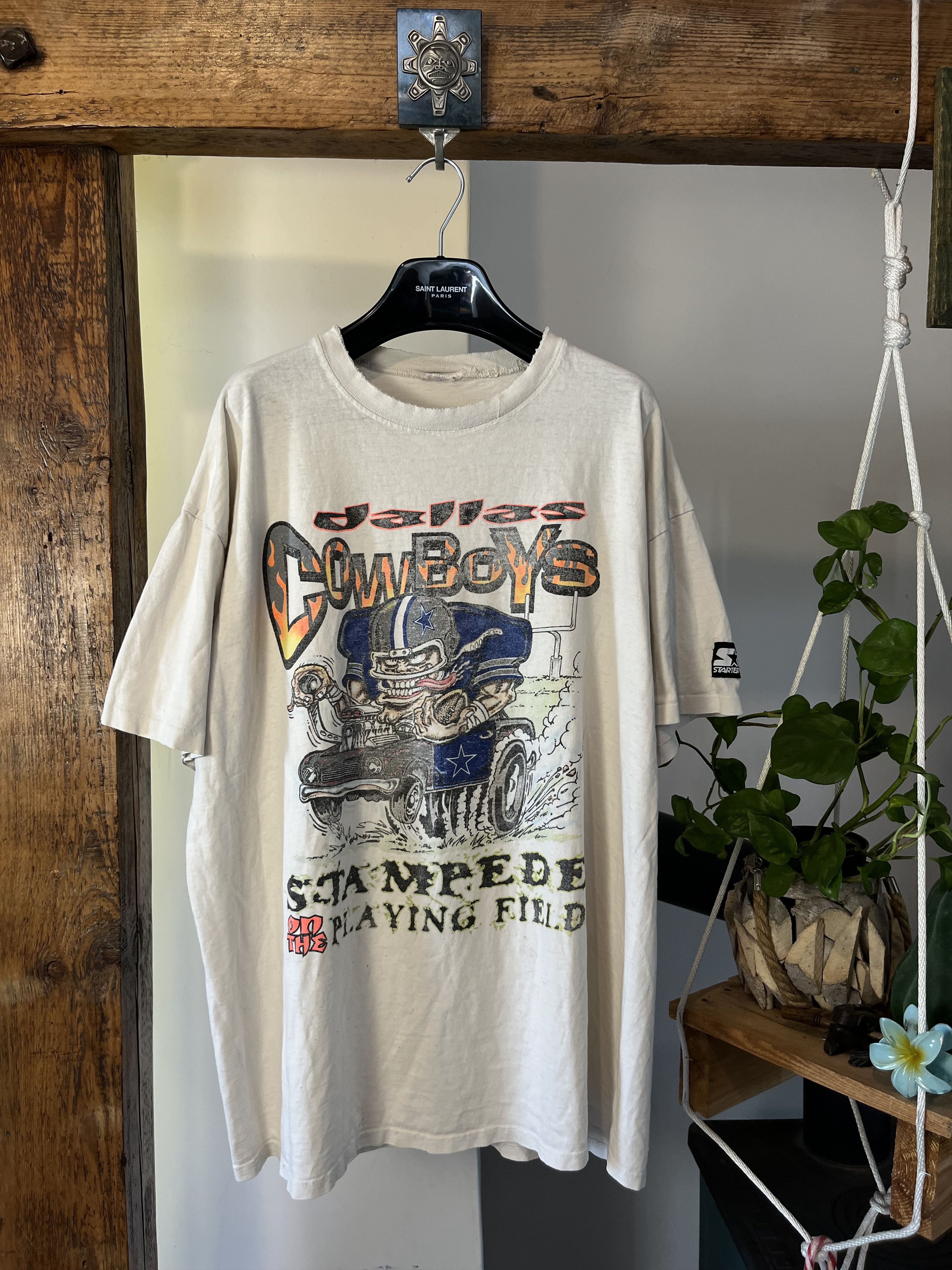 Starter 90s Starter Dallas Cowboys Stampede On The Playing Field Size US XL / EU 56 / 4 - 1 Thumbnail