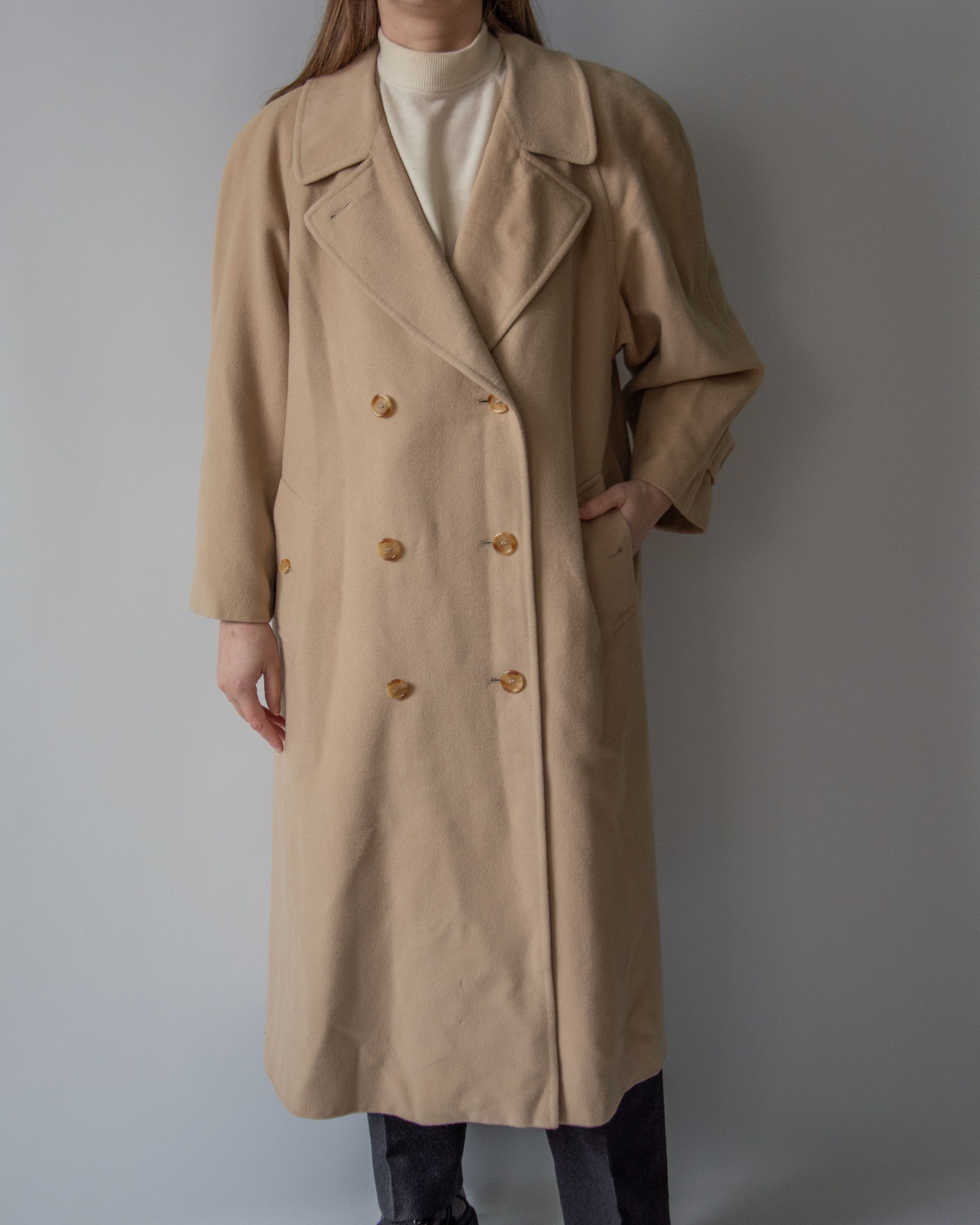 Burberry Burberry’s vintage double breasted wool coat Size L / US 10 / IT 46 - 1 Thumbnail