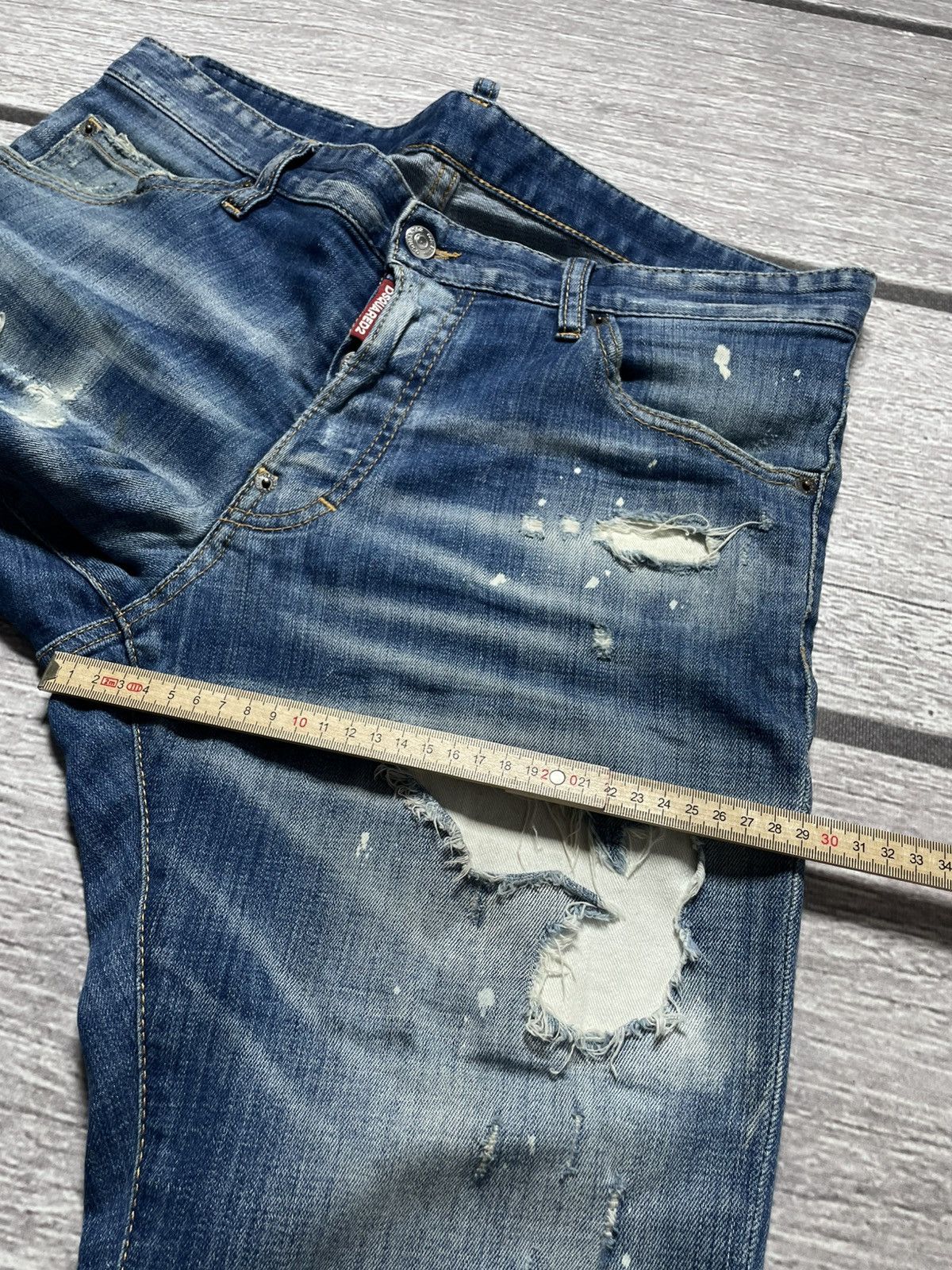 Dsquared2 Dsquared2 Distressed Slim Jeans Size US 32 / EU 48 - 11 Thumbnail