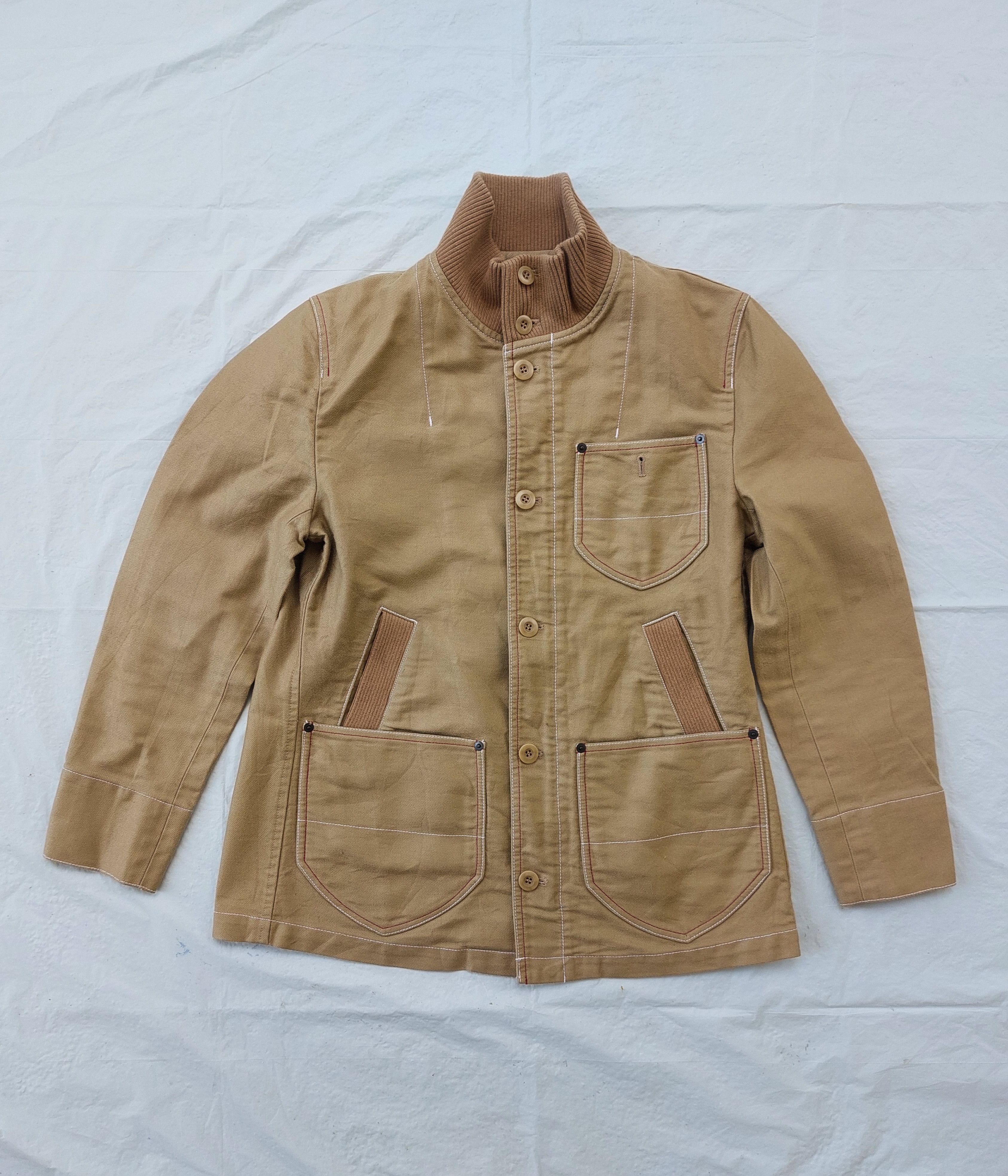 image of Abahouse Multipocket Duck Canvas Workwear Chore Jacket, Men's (Size Medium)