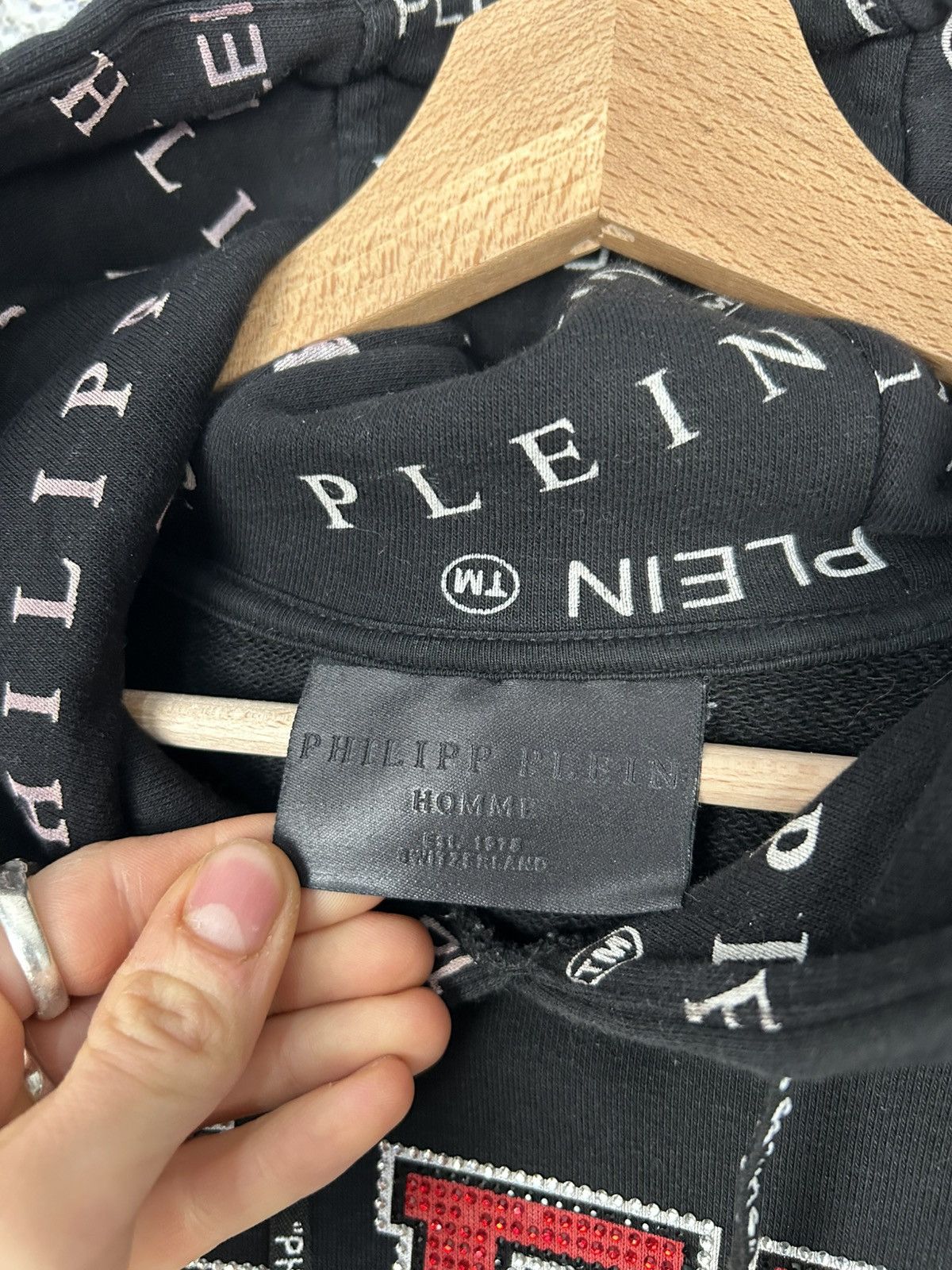 Philipp Plein Philipp Plein Avant Garde Hoodie Affliction Designer Archive Size US L / EU 52-54 / 3 - 8 Thumbnail