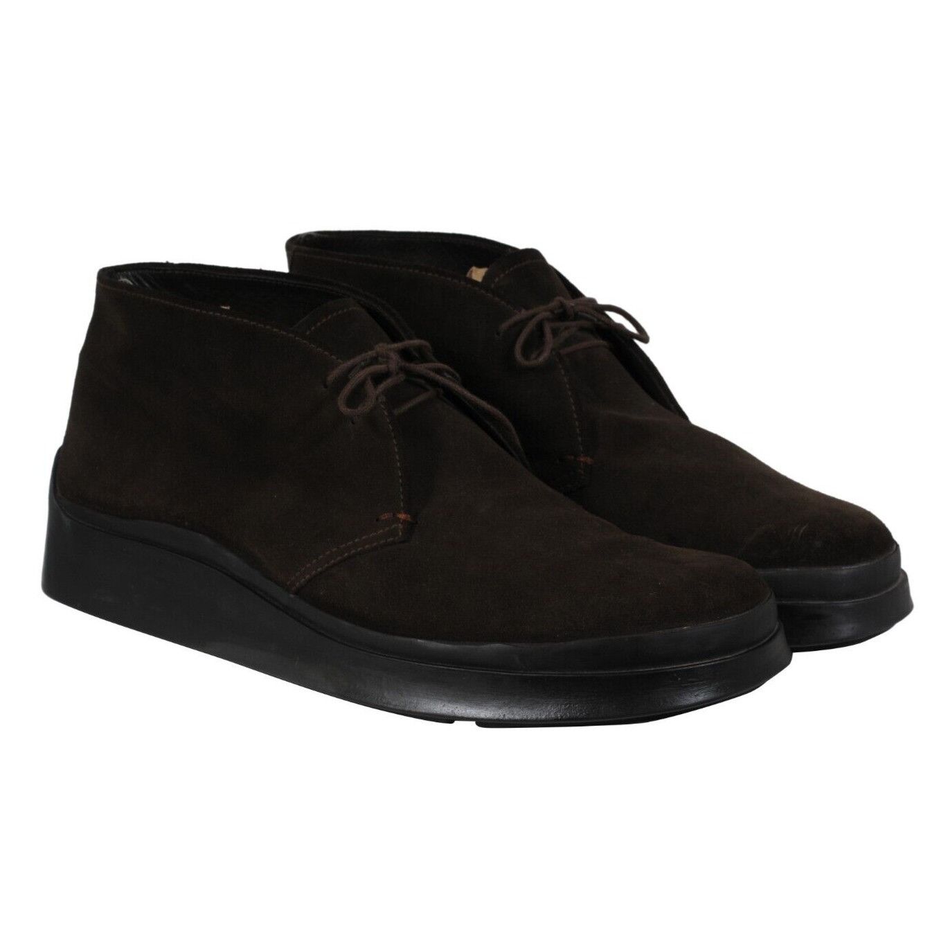 Prada Vintage 2000s Chukka Boots Brown Suede - 02473 Size US 13 / EU 46 - 12 Thumbnail