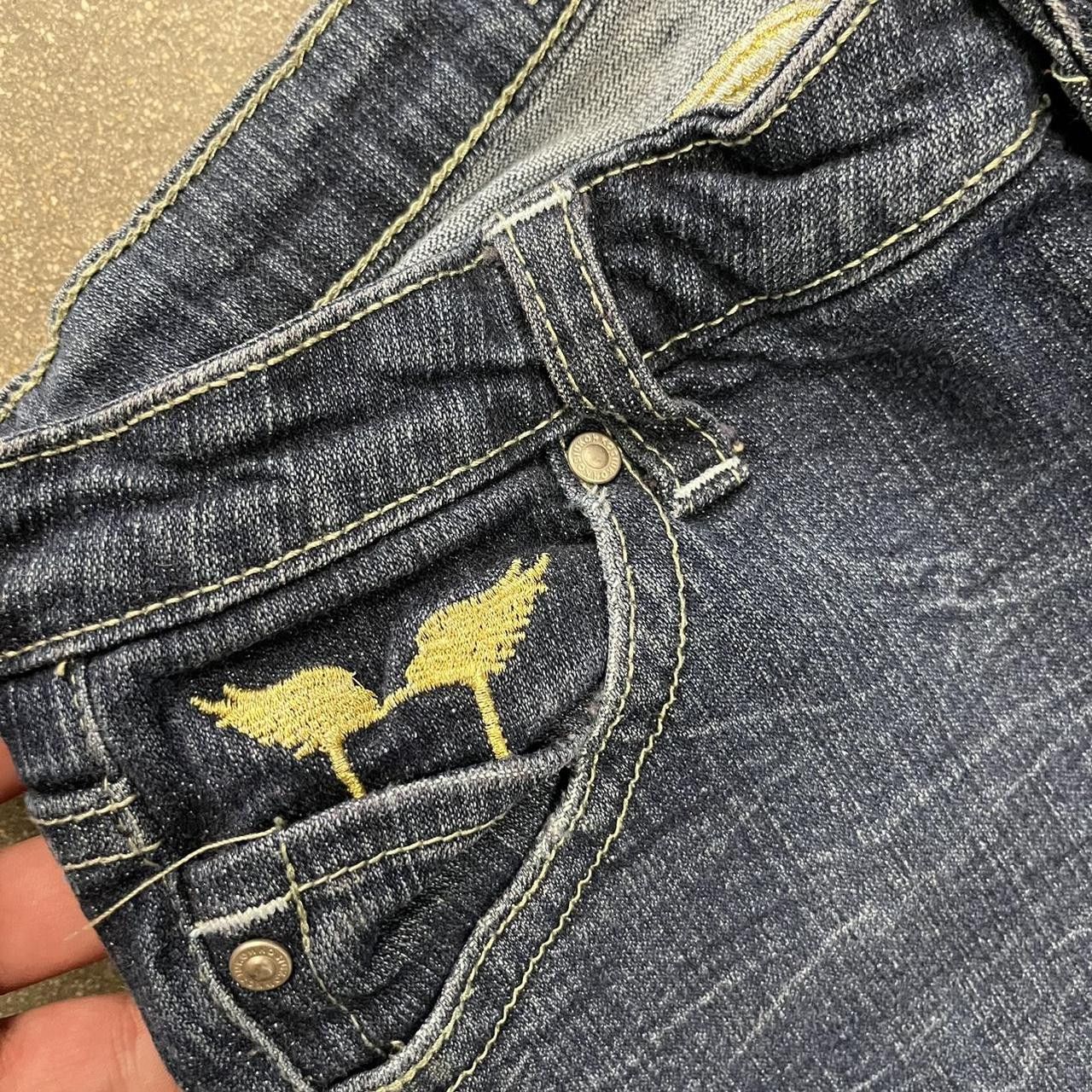 Other Kosiuko Embroidered Denim Jeans Low Rise Size 26" / US 2 / IT 38 - 6 Thumbnail