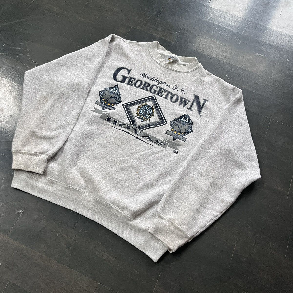 Vintage 1990s Georgetown Crewneck Size US L / EU 52-54 / 3 - 2 Thumbnail