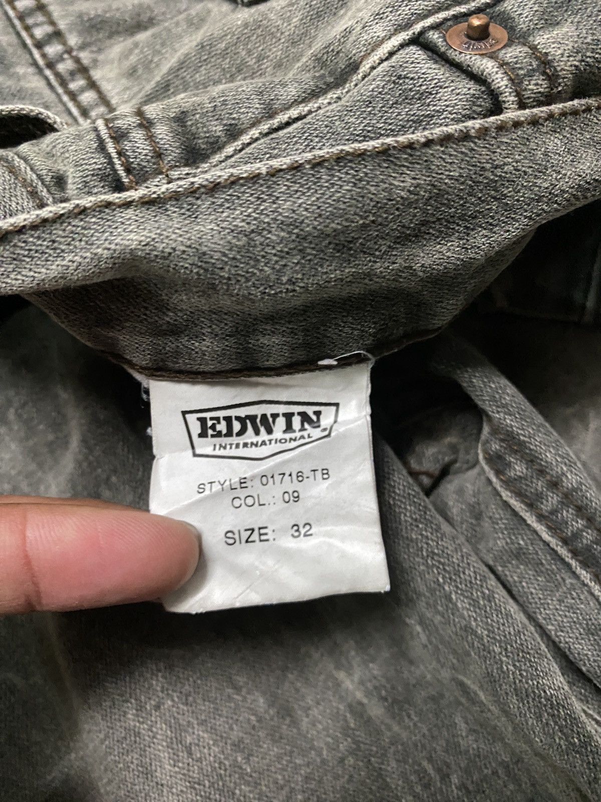 Other 💥Flare💥Vintage 90s Edwin Stone wash Made in Europe jean Size US 30 / EU 46 - 9 Thumbnail