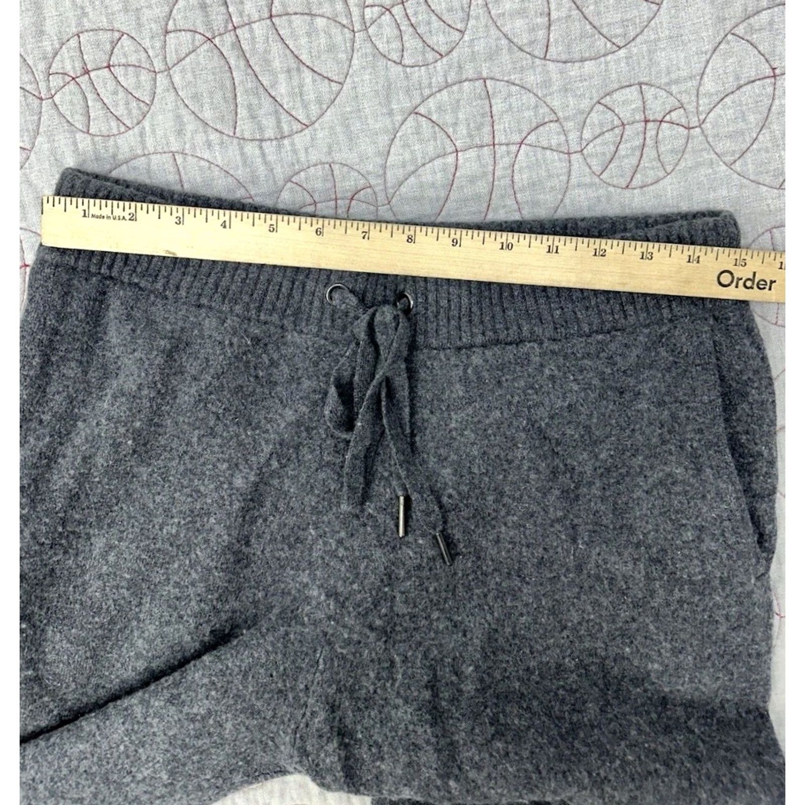 Vintage NakedCashmere Jogger Pants Heather Gray Women’s 100% Cashmere L Regular Gray Shoes? Size 36" / US 14 / IT 50 - 5 Thumbnail