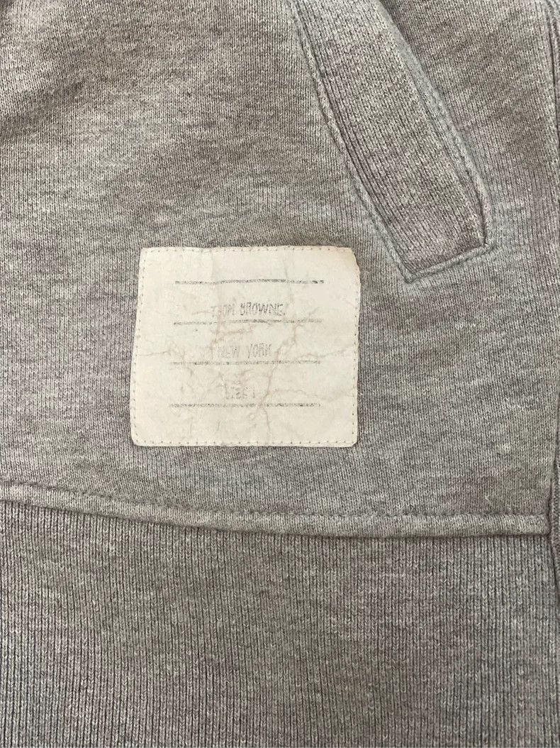 Thom Browne Thom browne Gray four-striped zipper jacket 2504-Nextarrow Size US S / EU 44-46 / 1 - 6 Thumbnail