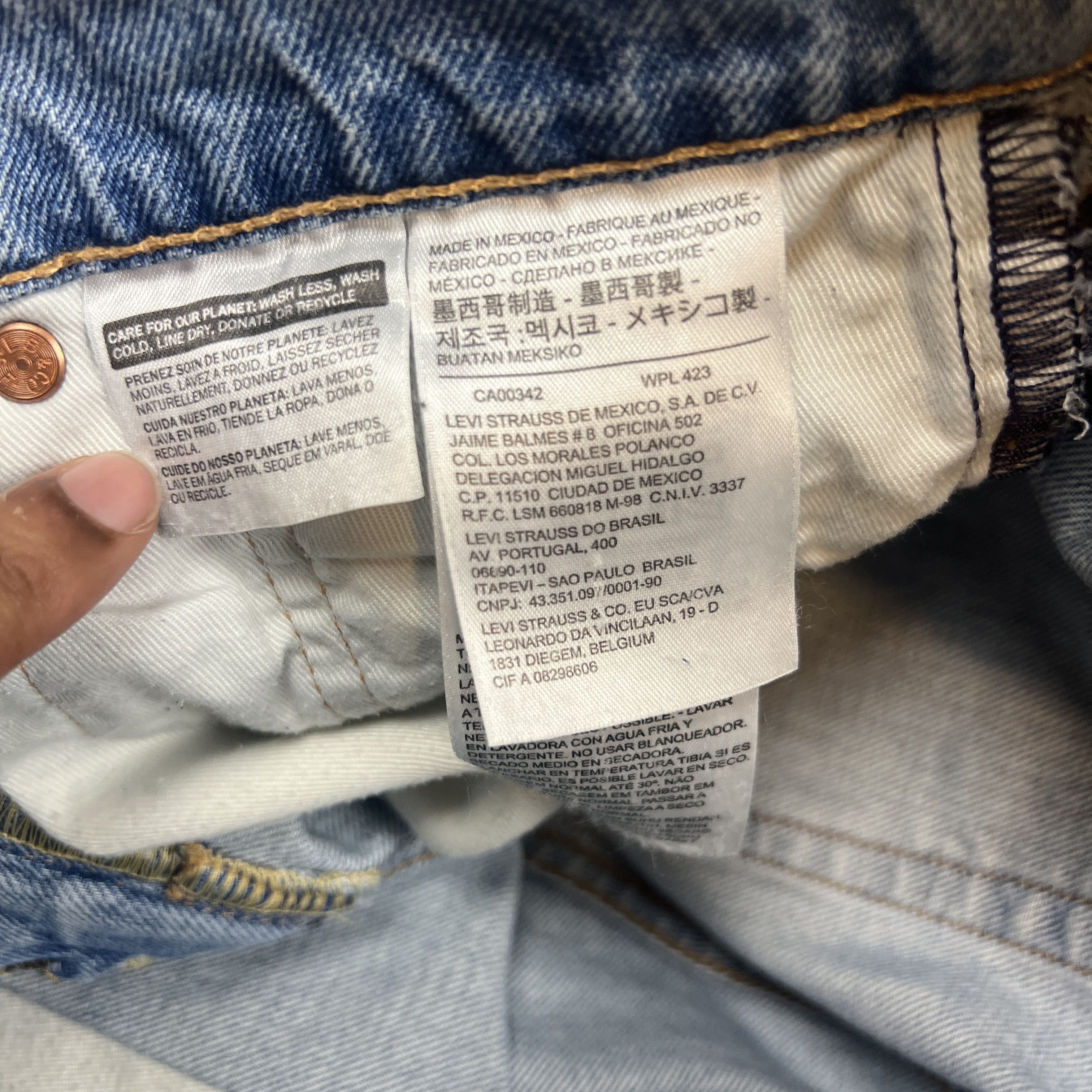 Levi's × Vintage Light Wash Levi's Denim Pants Size US 29 - 5 Thumbnail
