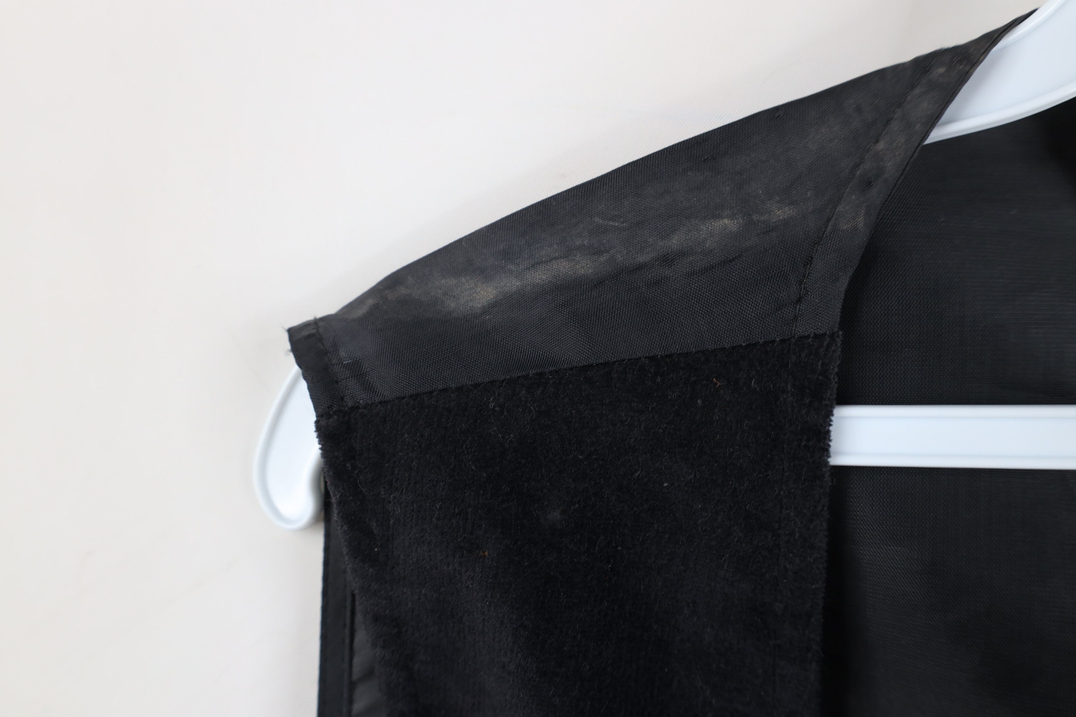 Vintage Vintage 70s Streetwear Buckle Corduroy Vest Jacket Black USA Size L / US 10 / IT 46 - 4 Thumbnail
